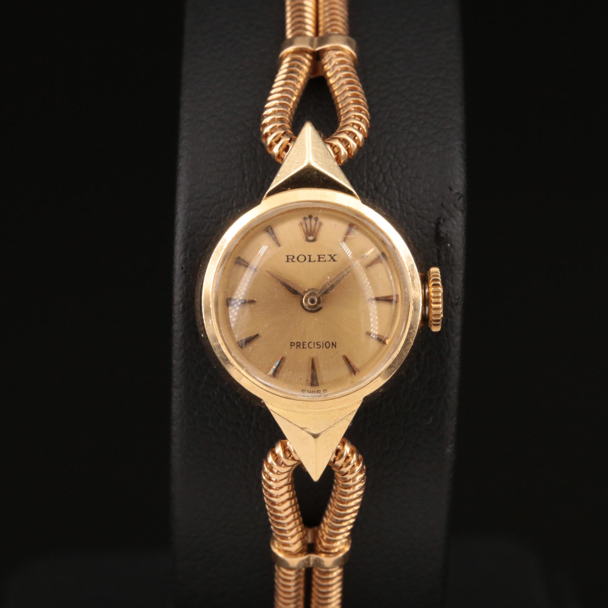 18K Rolex Vintage Hand Wind Watch