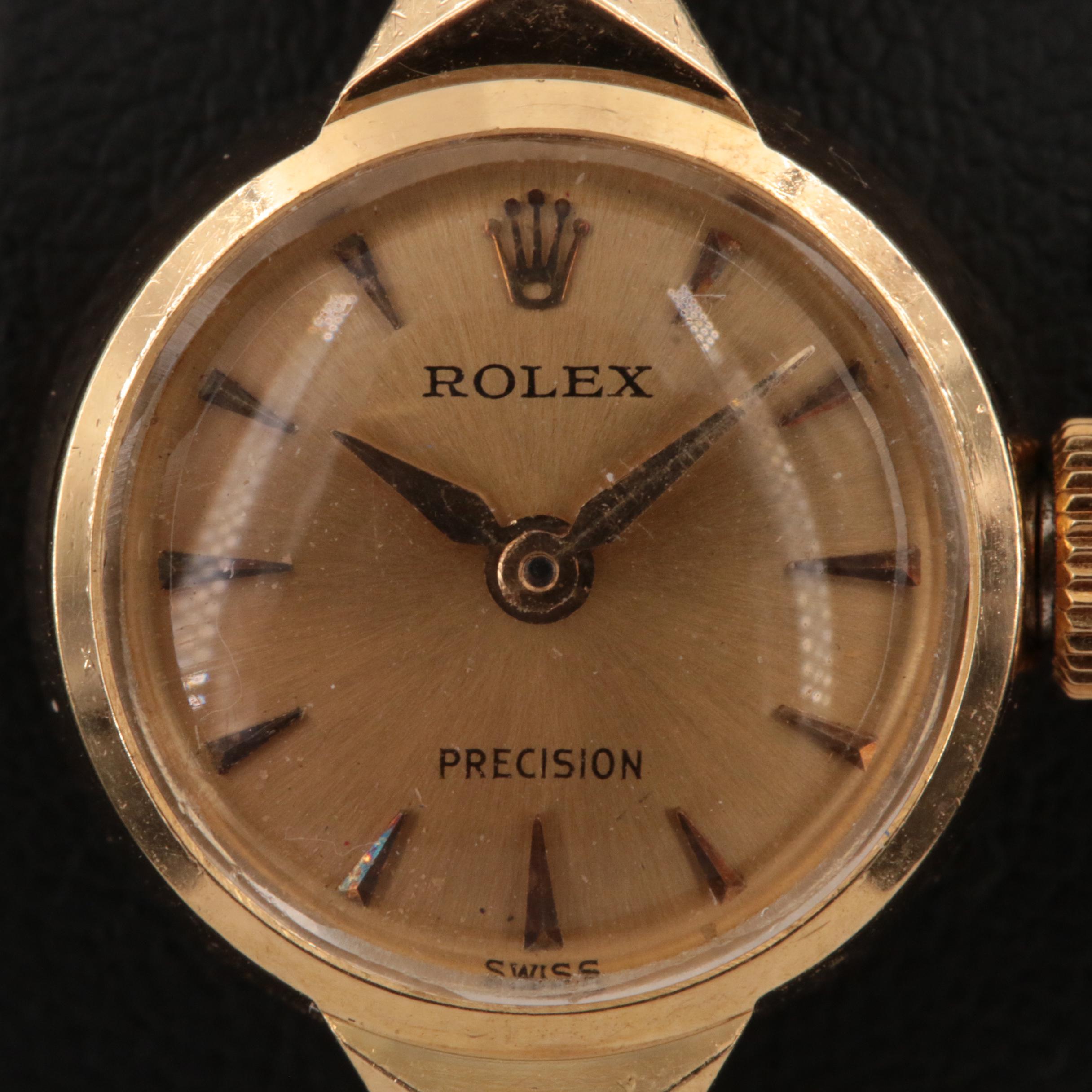 18K Rolex Vintage Hand Wind Watch