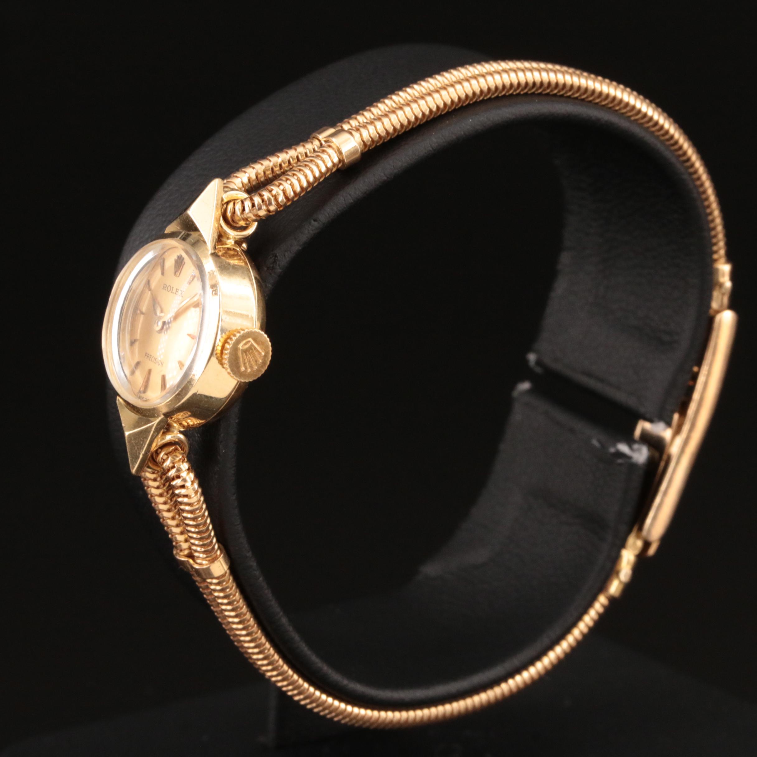 18K Rolex Vintage Hand Wind Watch