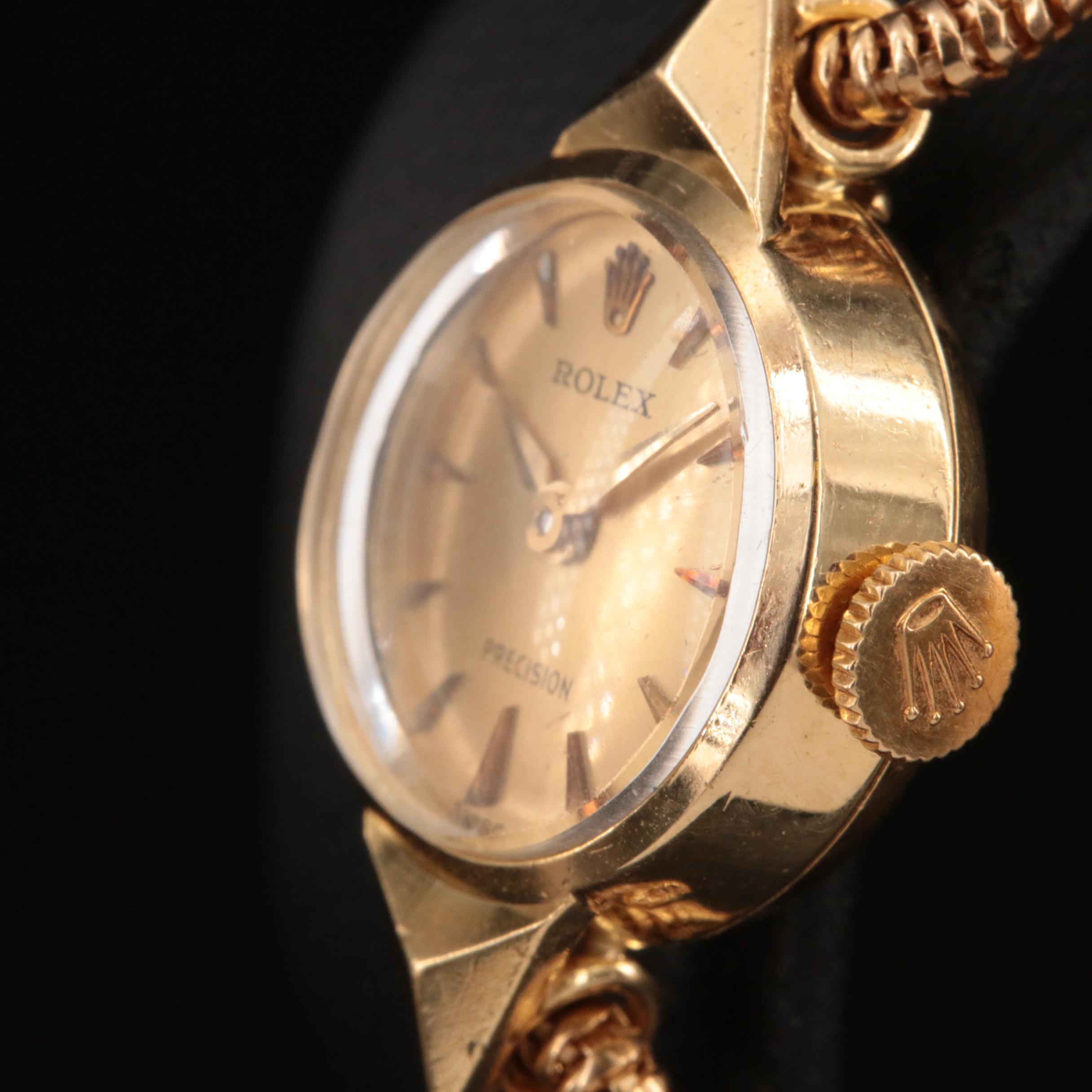 18K Rolex Vintage Hand Wind Watch