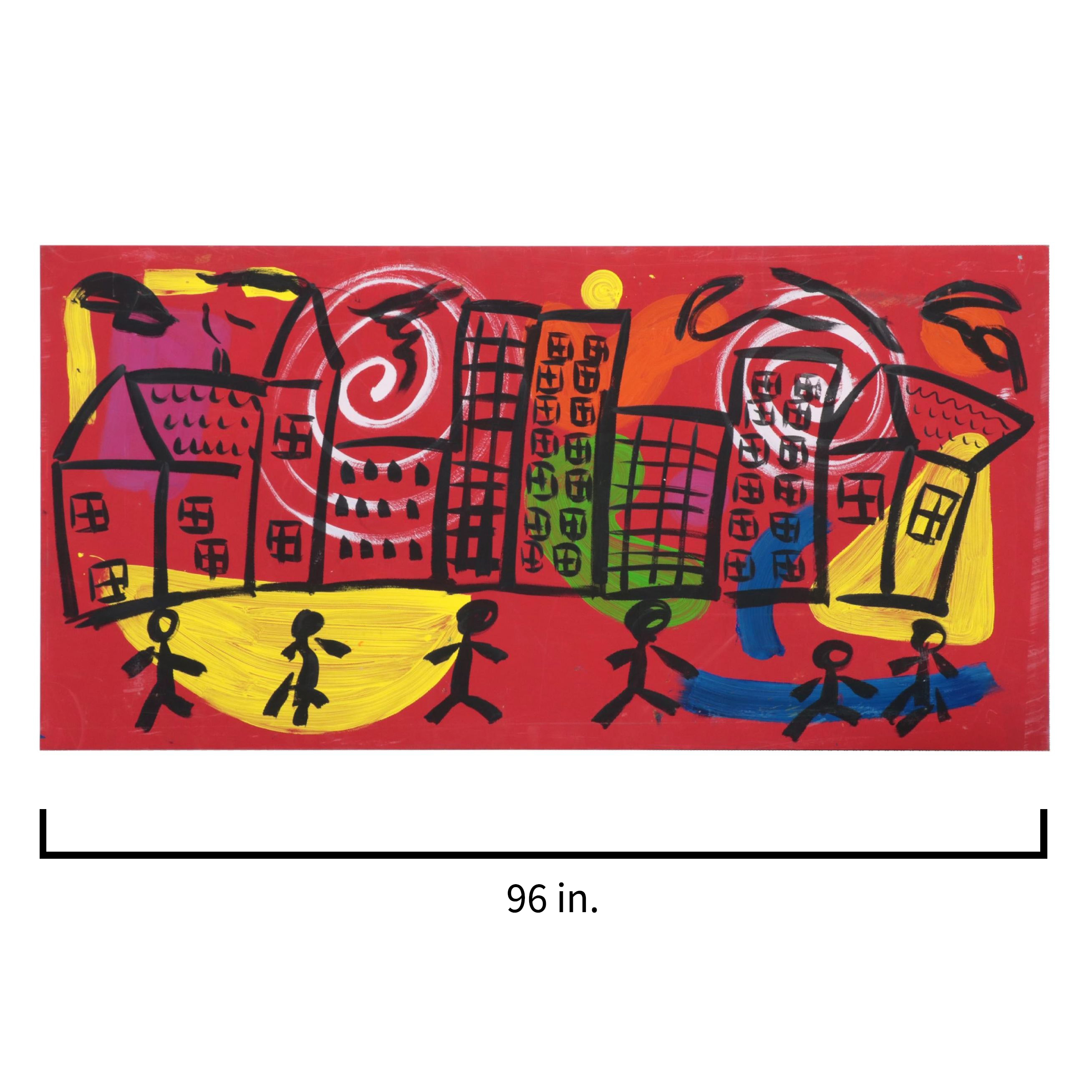 Peter Keil Large-Scale Abstract Acrylic Painting