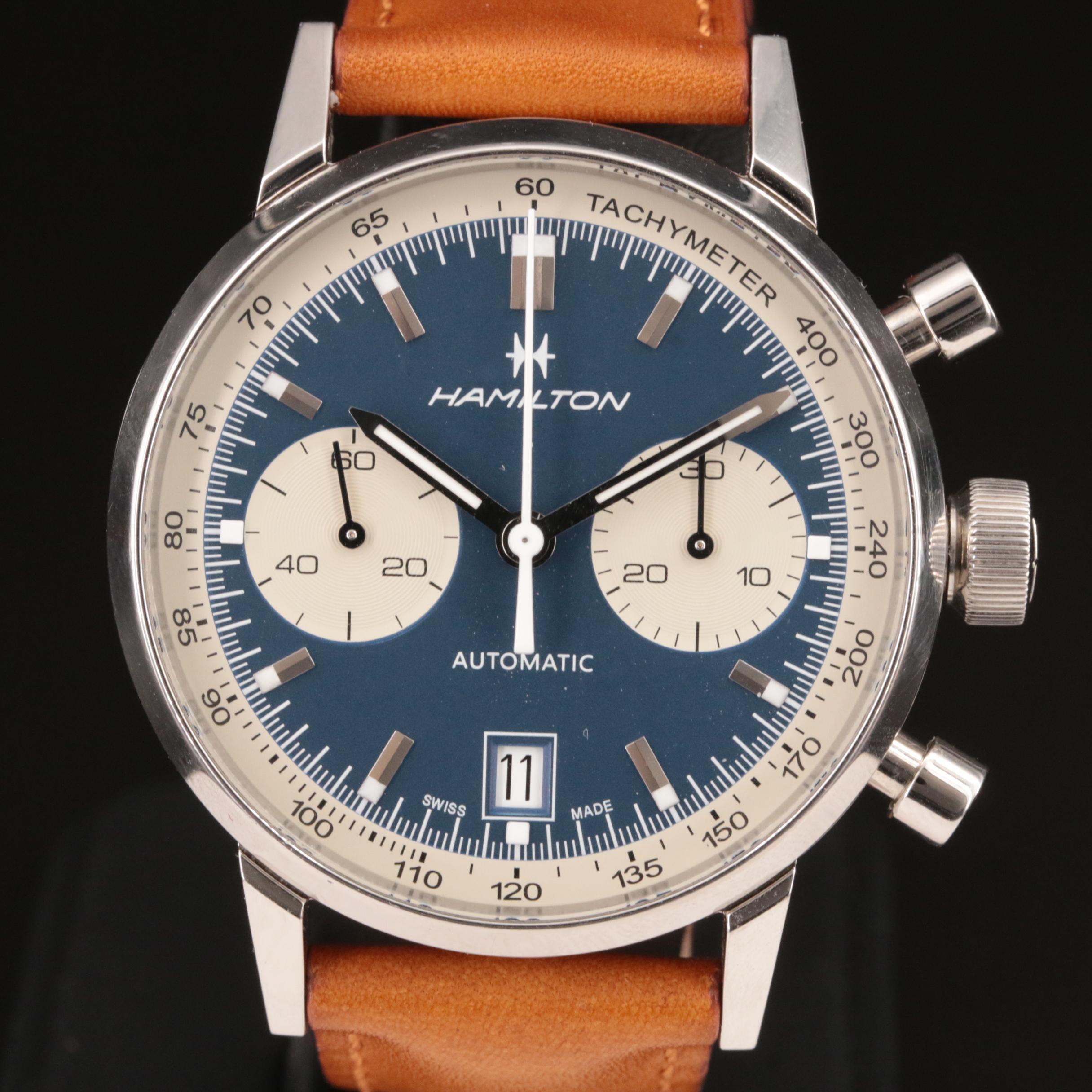 Hamilton Intramatic Chronograph Stainless Steel Watch