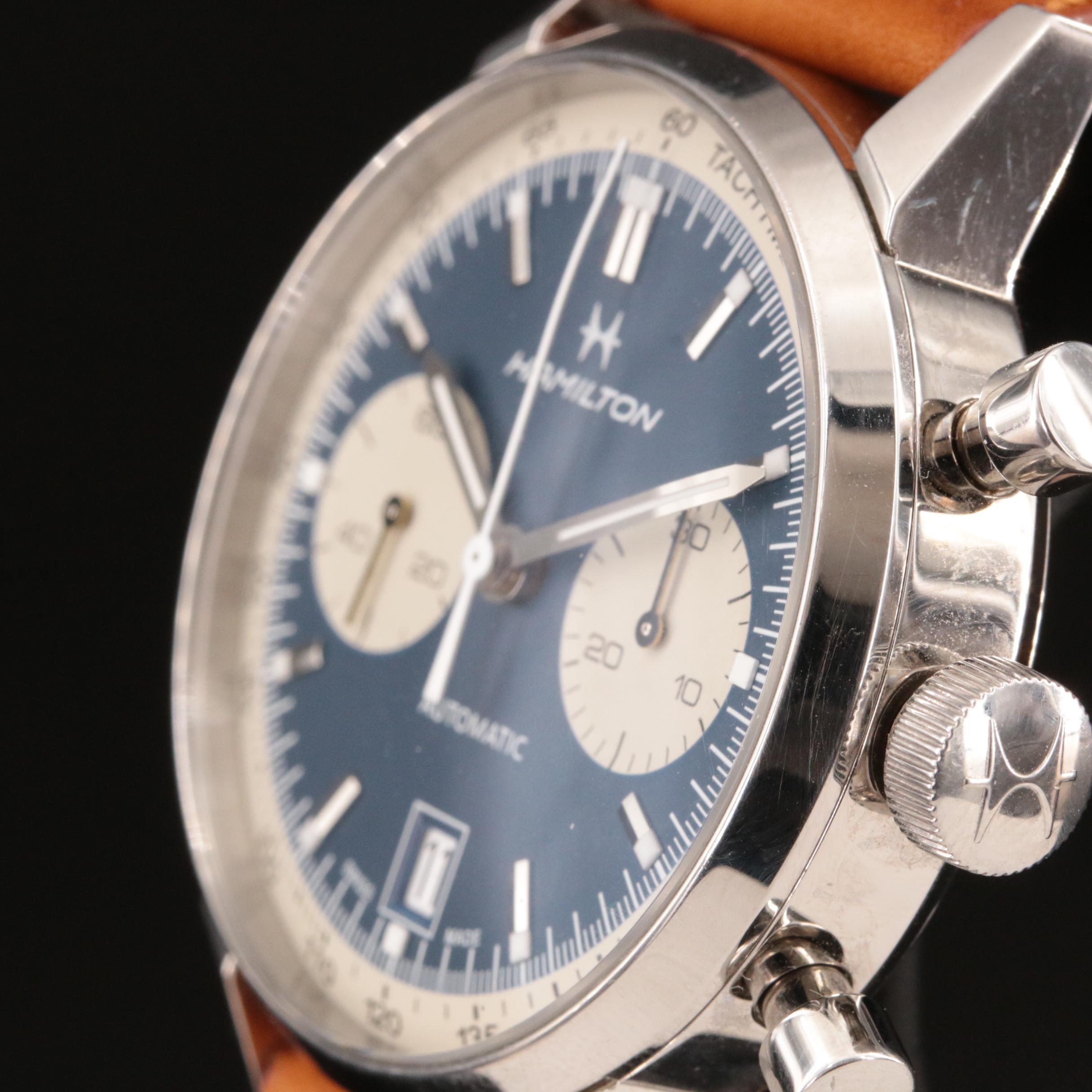 Hamilton Intramatic Chronograph Stainless Steel Watch