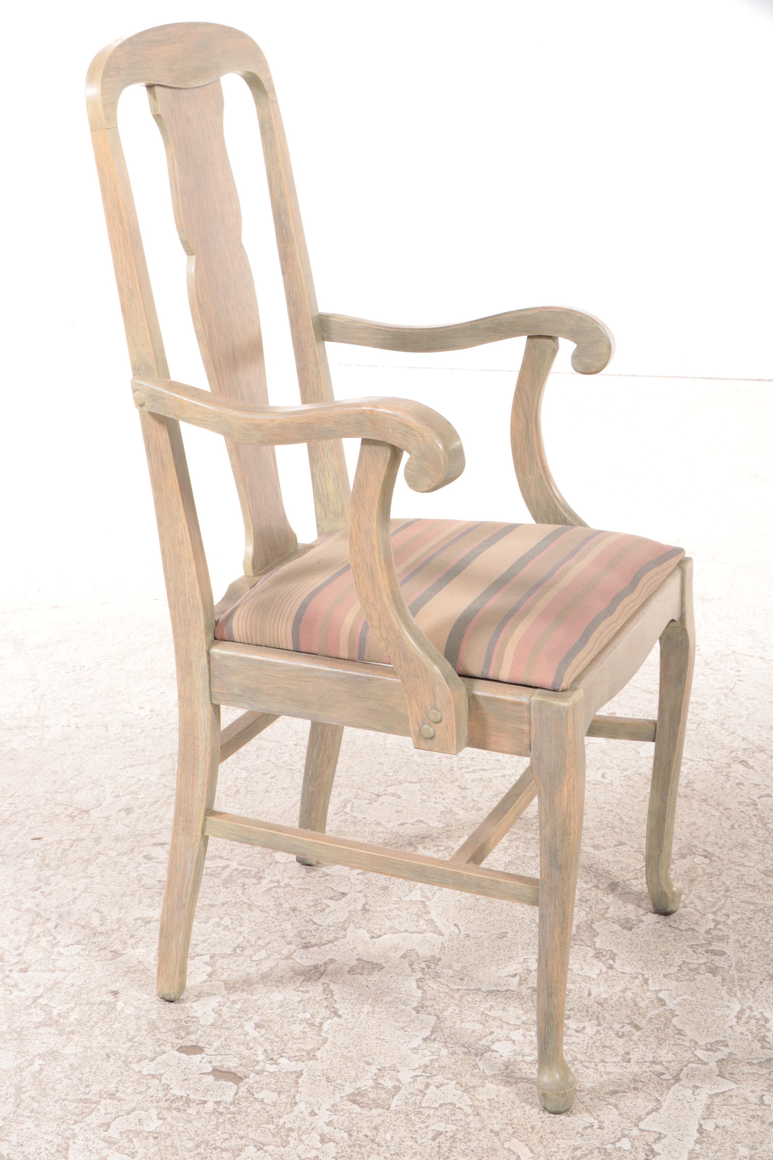 Six Hickory Chair Manufacturing Co. Colonial Revival Painted Dining Chairs