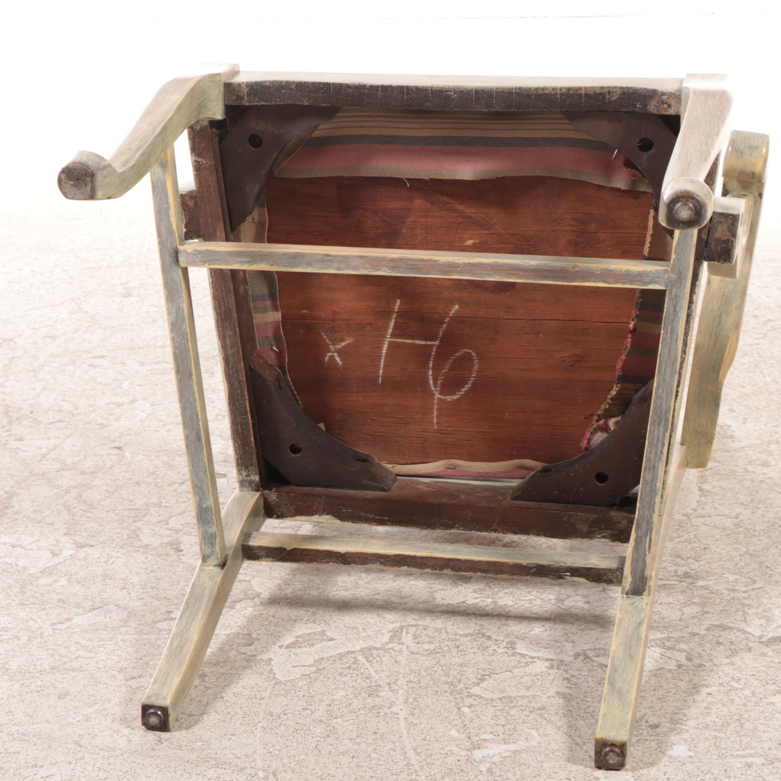 Six Hickory Chair Manufacturing Co. Colonial Revival Painted Dining Chairs