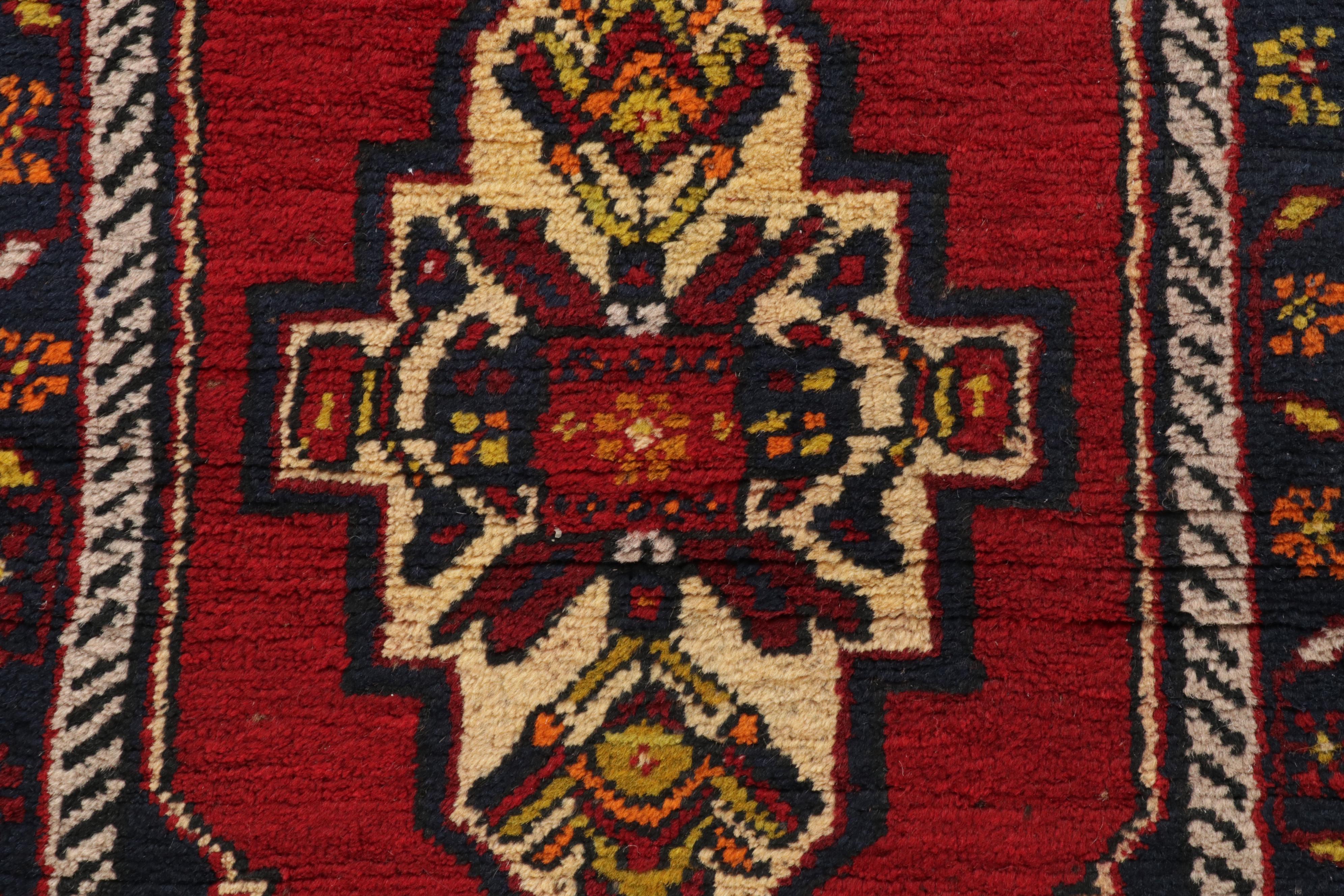 1'8 x 3'11 Hand-Knotted Turkish Dazkırı Village Rug, 1930s