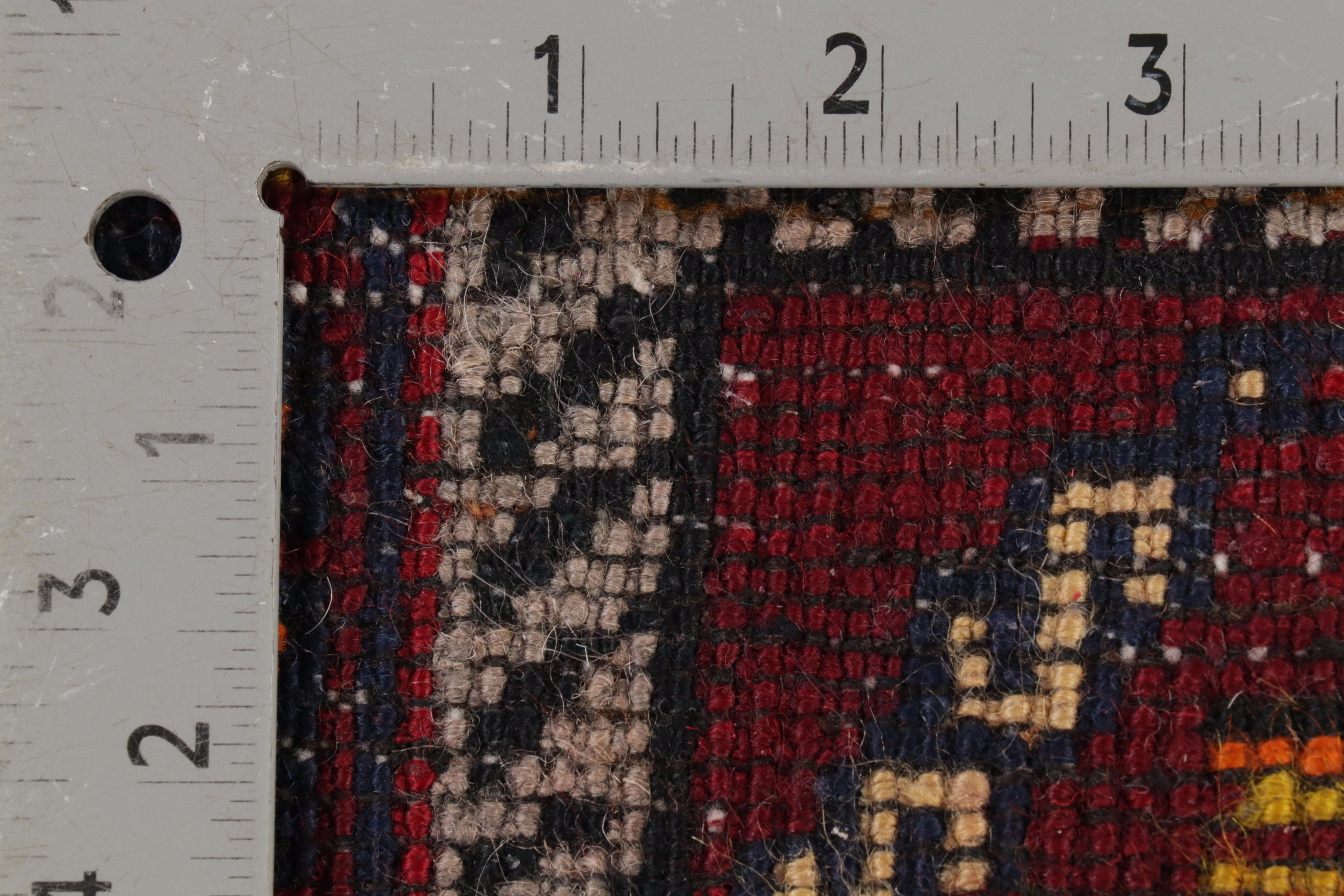 1'8 x 3'11 Hand-Knotted Turkish Dazkırı Village Rug, 1930s