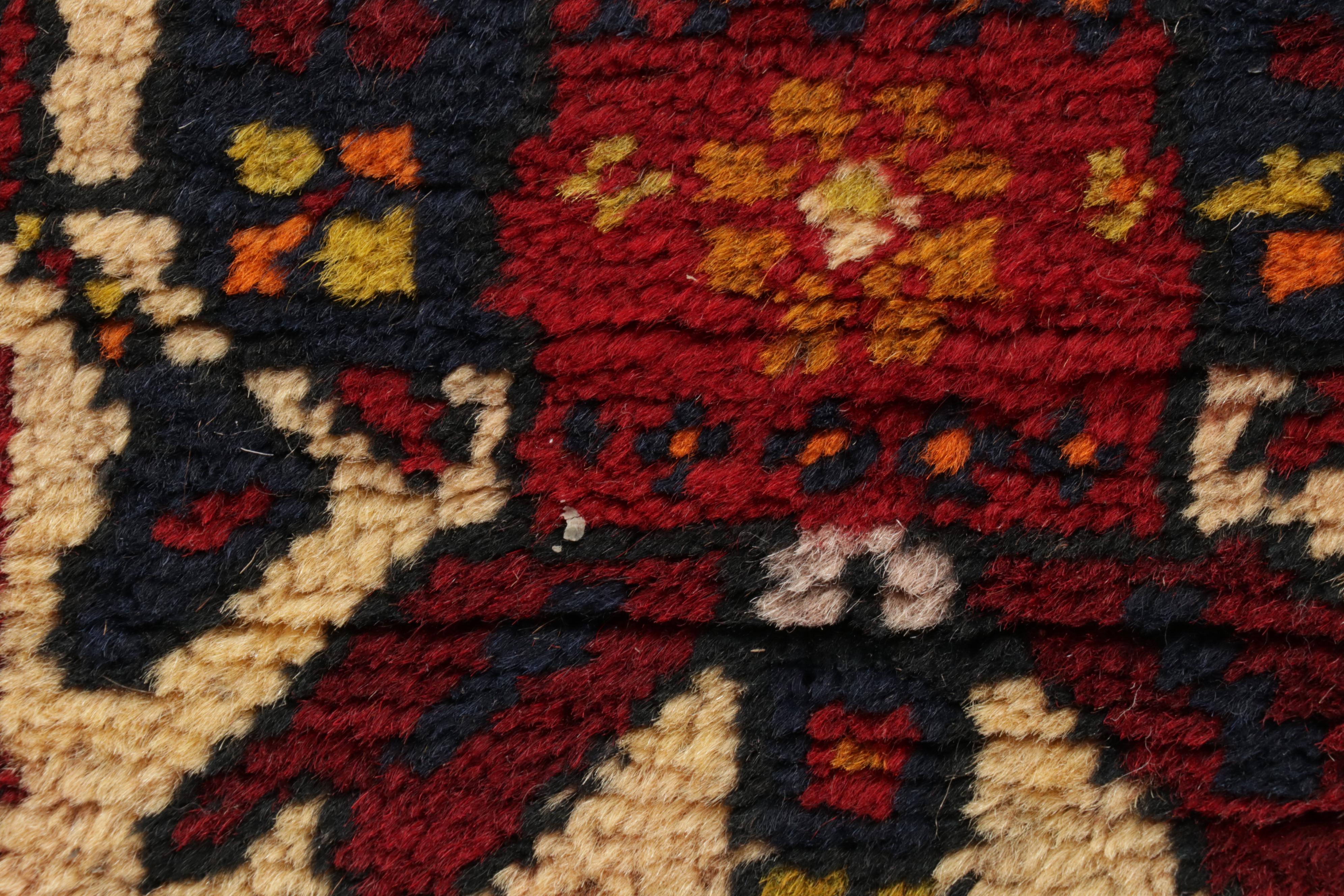 1'8 x 3'11 Hand-Knotted Turkish Dazkırı Village Rug, 1930s