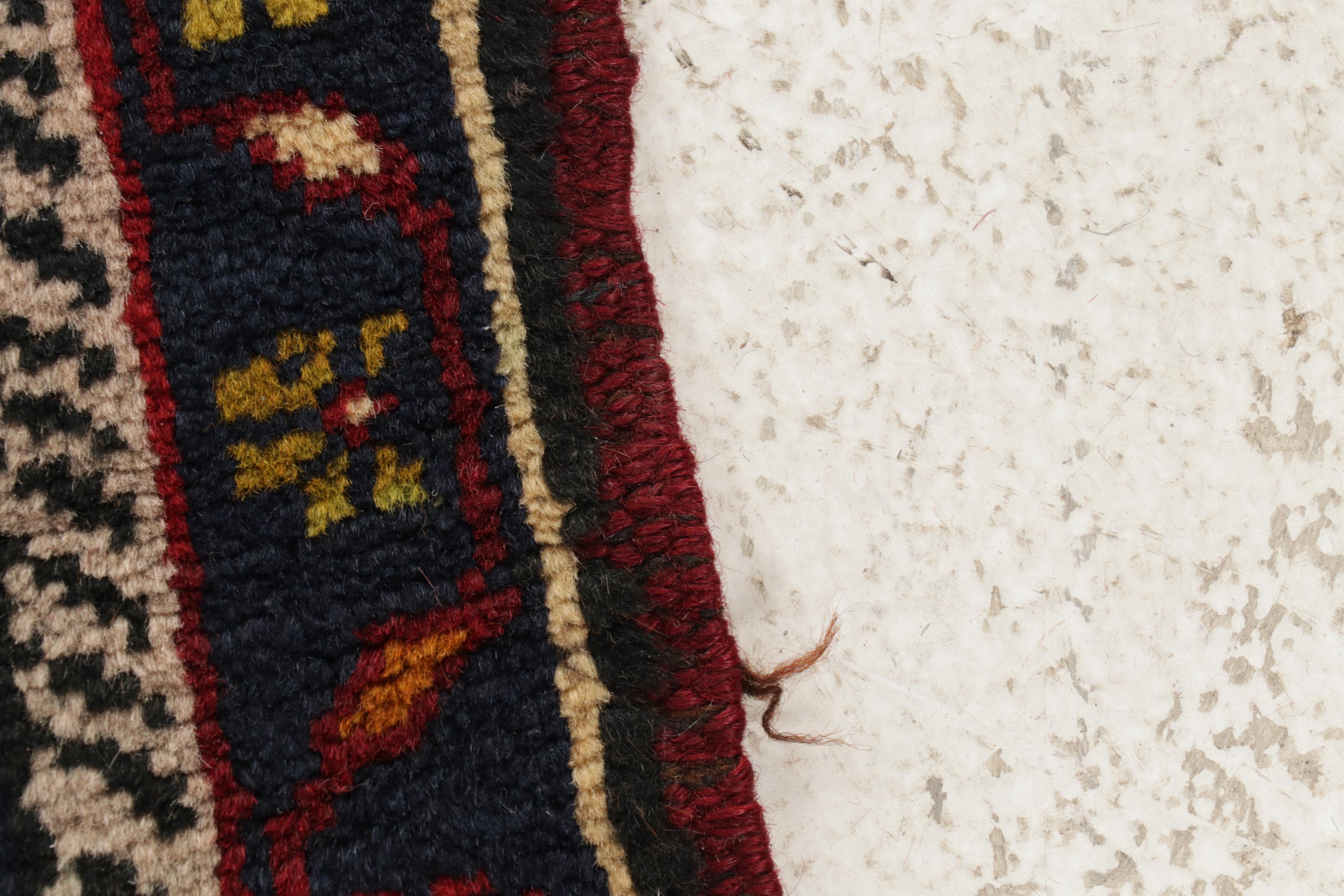 1'8 x 3'11 Hand-Knotted Turkish Dazkırı Village Rug, 1930s