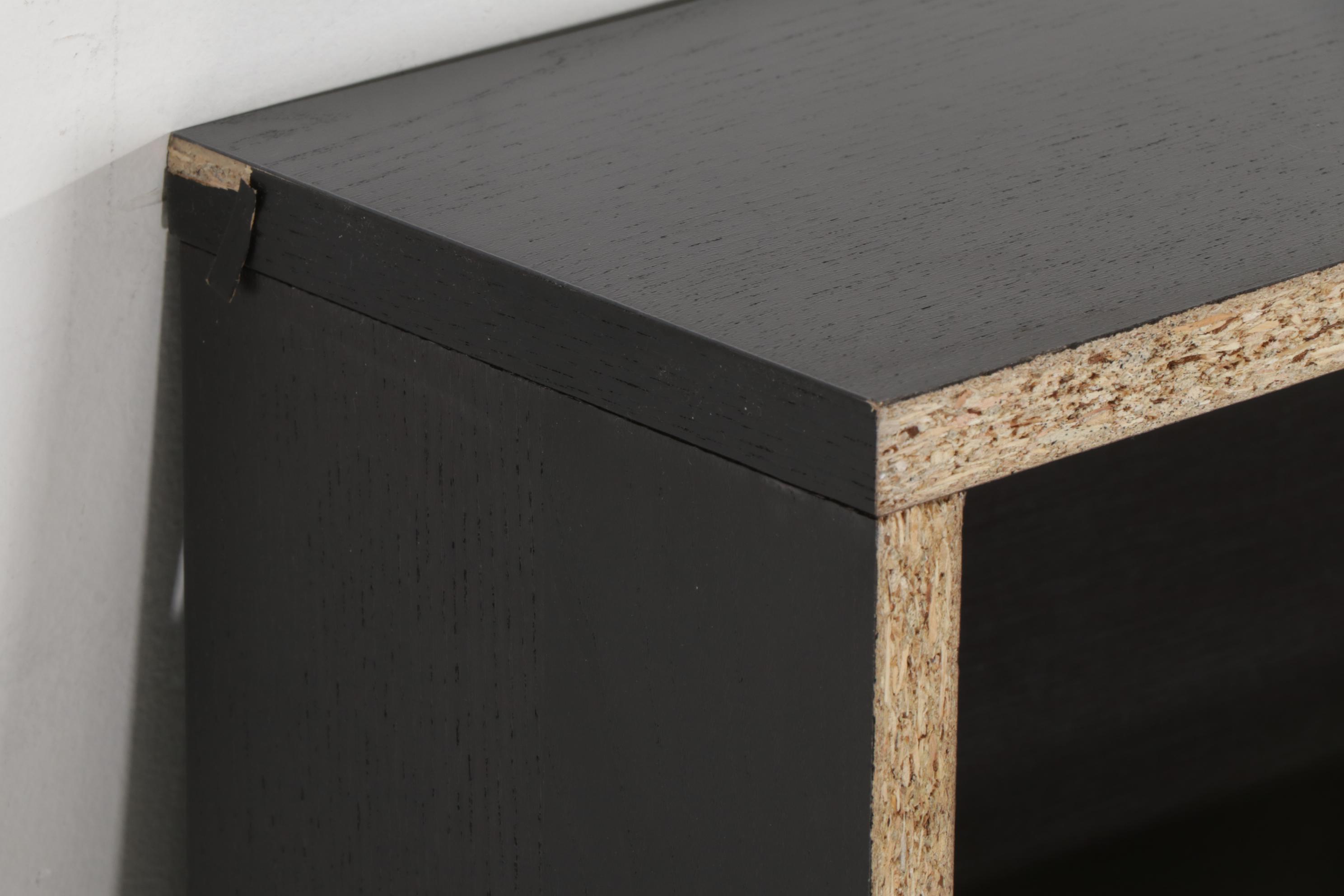 IKEA "Ställ" Ash-Veneered Shoe Storage Cabinet with "Kallax" Shelf Unit