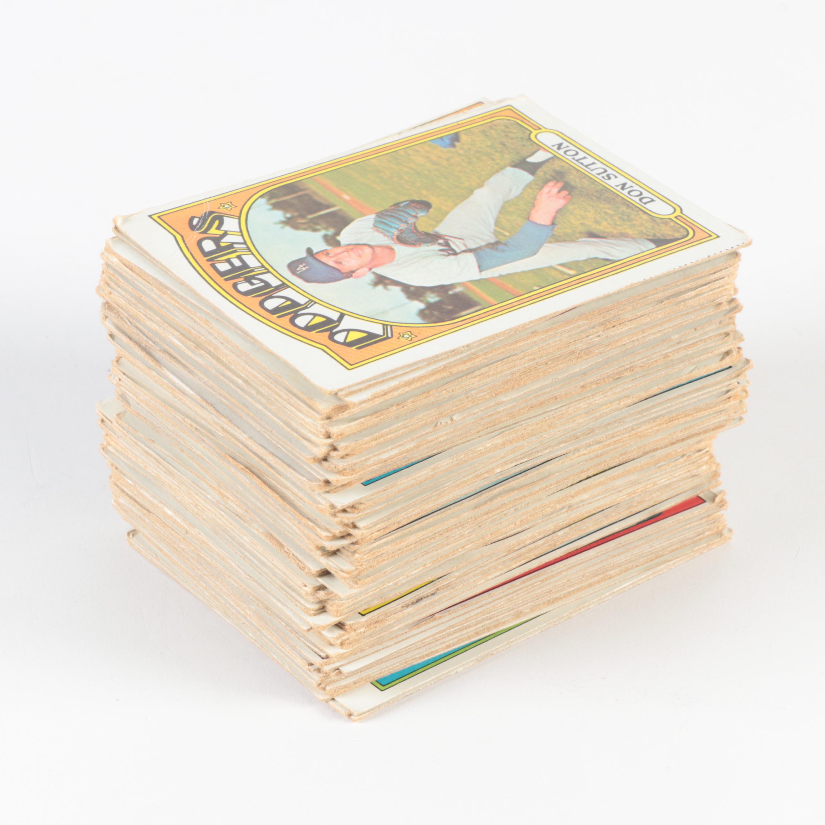 1972 Topps Baseball Cards Including Kaline, Seaver, Jenkins, and More HOF