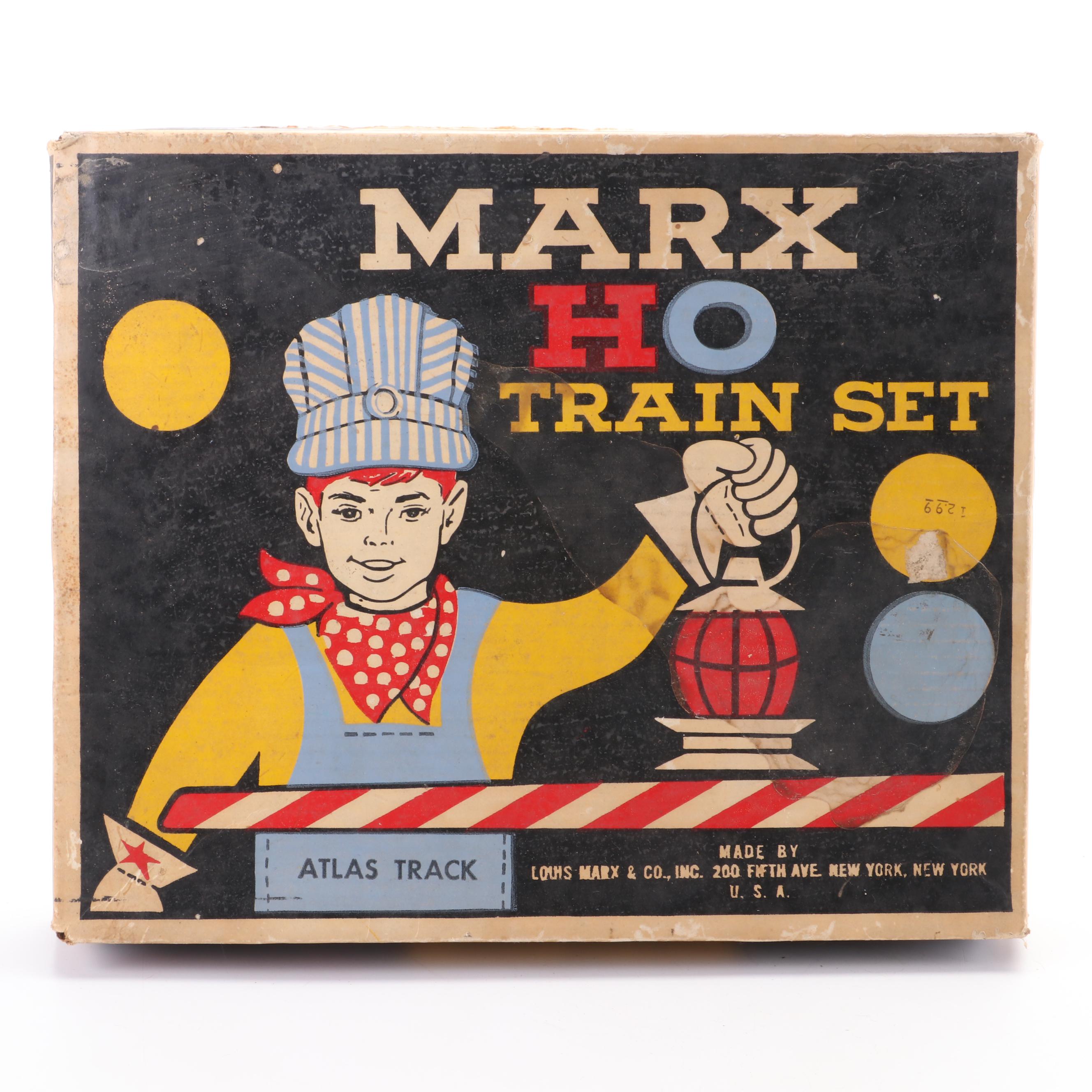 Louis Marx HO Scale Train Set, Mid-20th Century