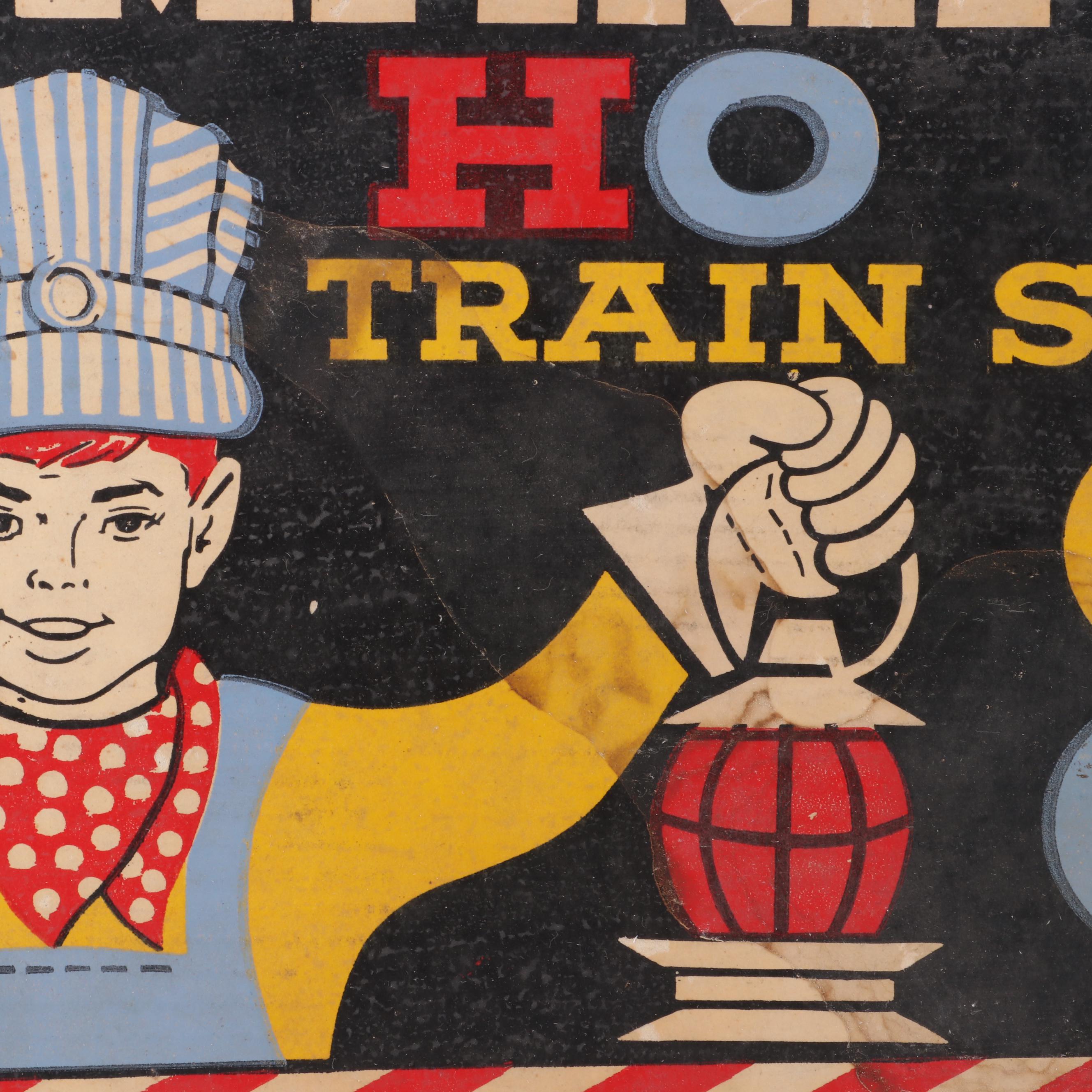 Louis Marx HO Scale Train Set, Mid-20th Century