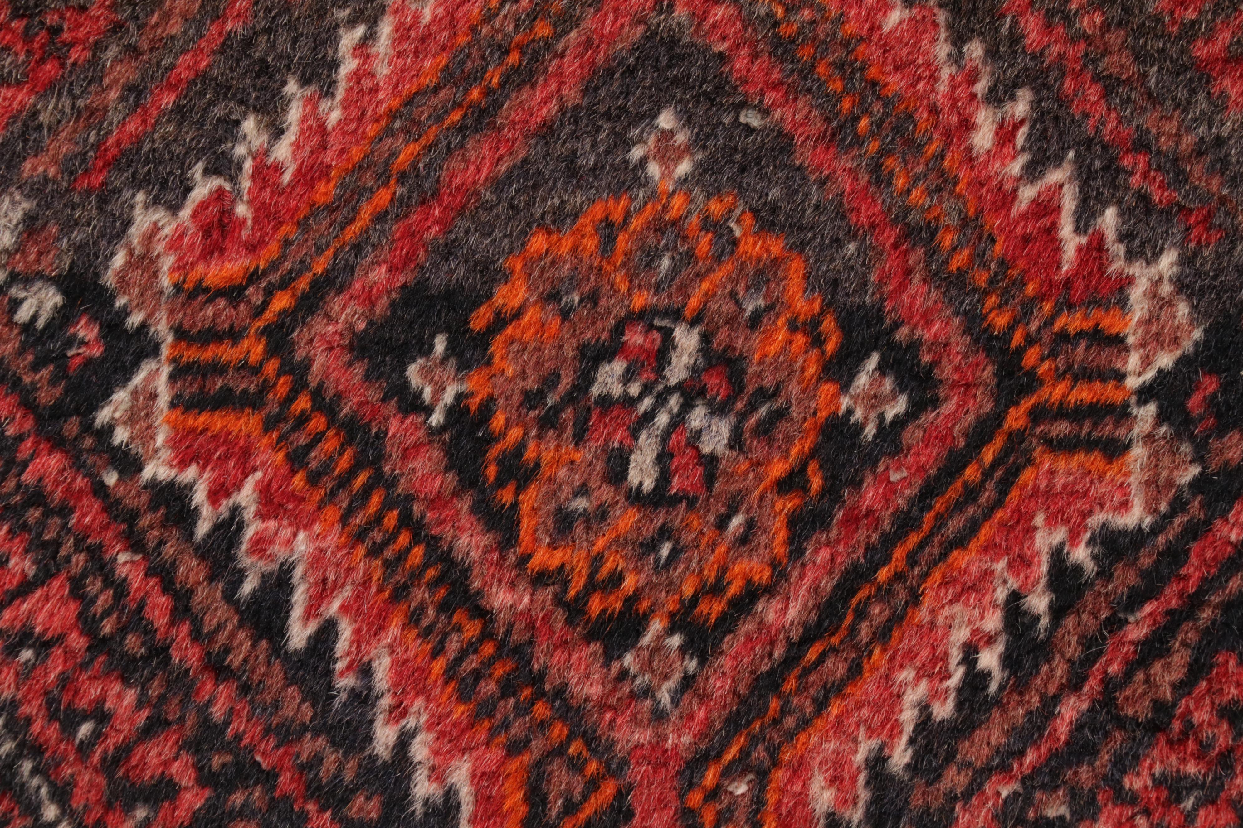 1'8 x 3' Hand-Knotted Persian Baluch Rug, 1920s