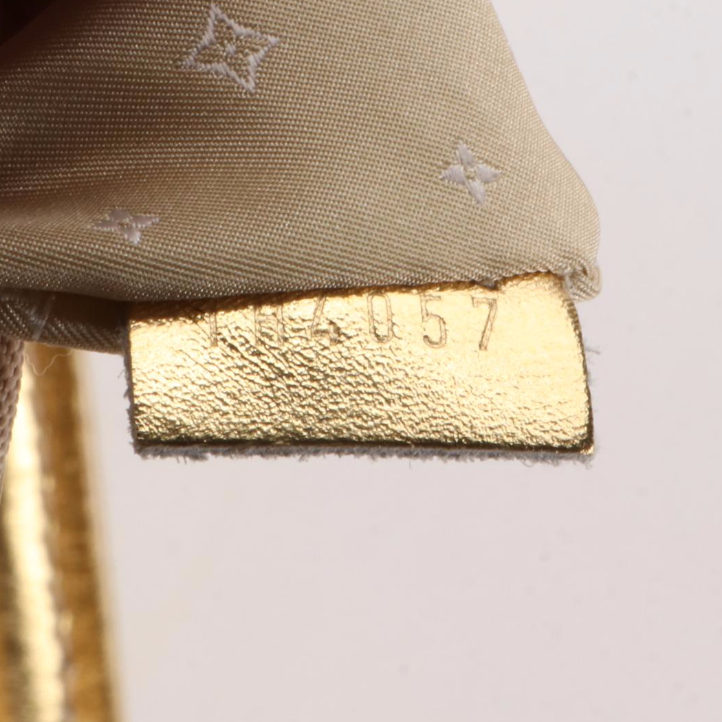 Louis Vuitton Lockit Bag in Gold Metallic Suhali Leather