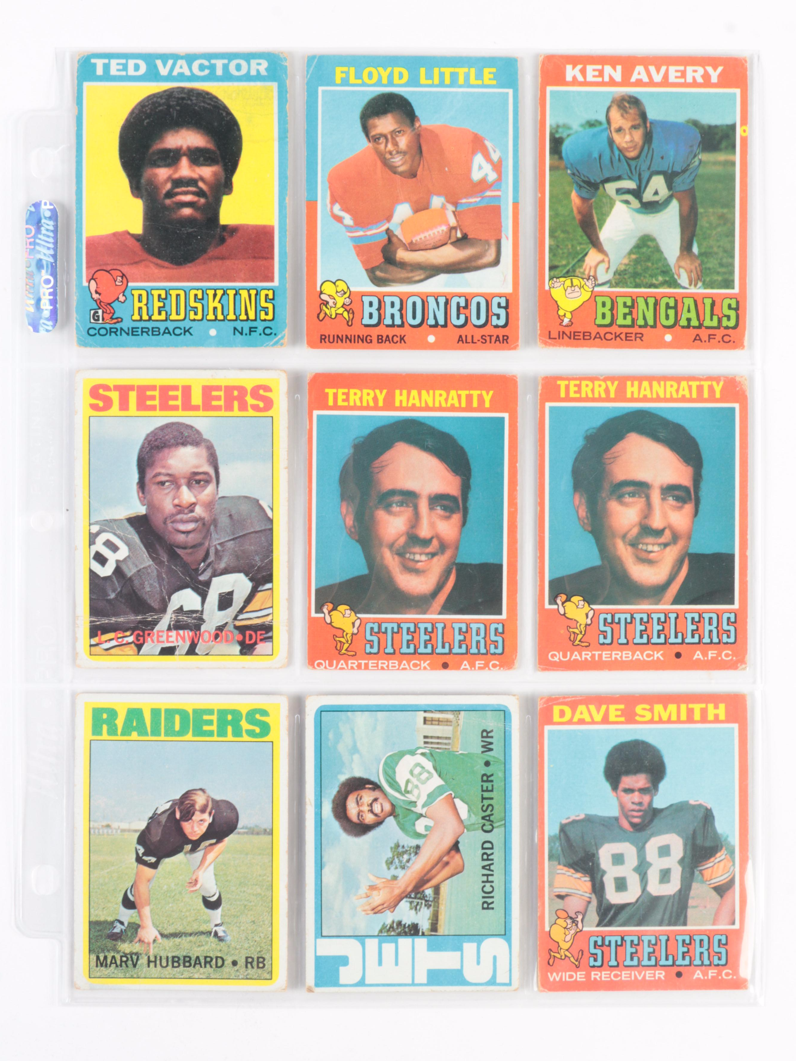 Topps Football Cards Including Tarkenton, Sayers, Lamonica and More, 1970s