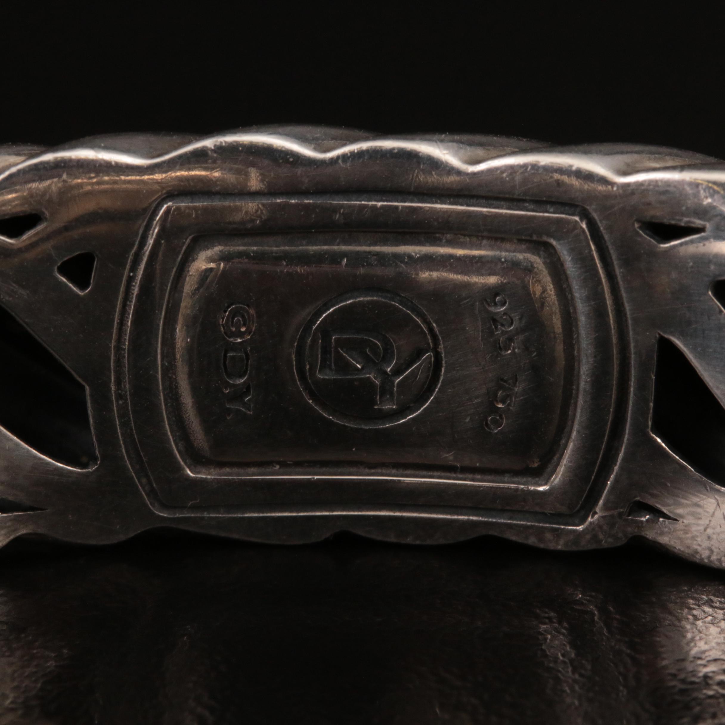 David Yurman Sterling Sculpted Cable Bracelet