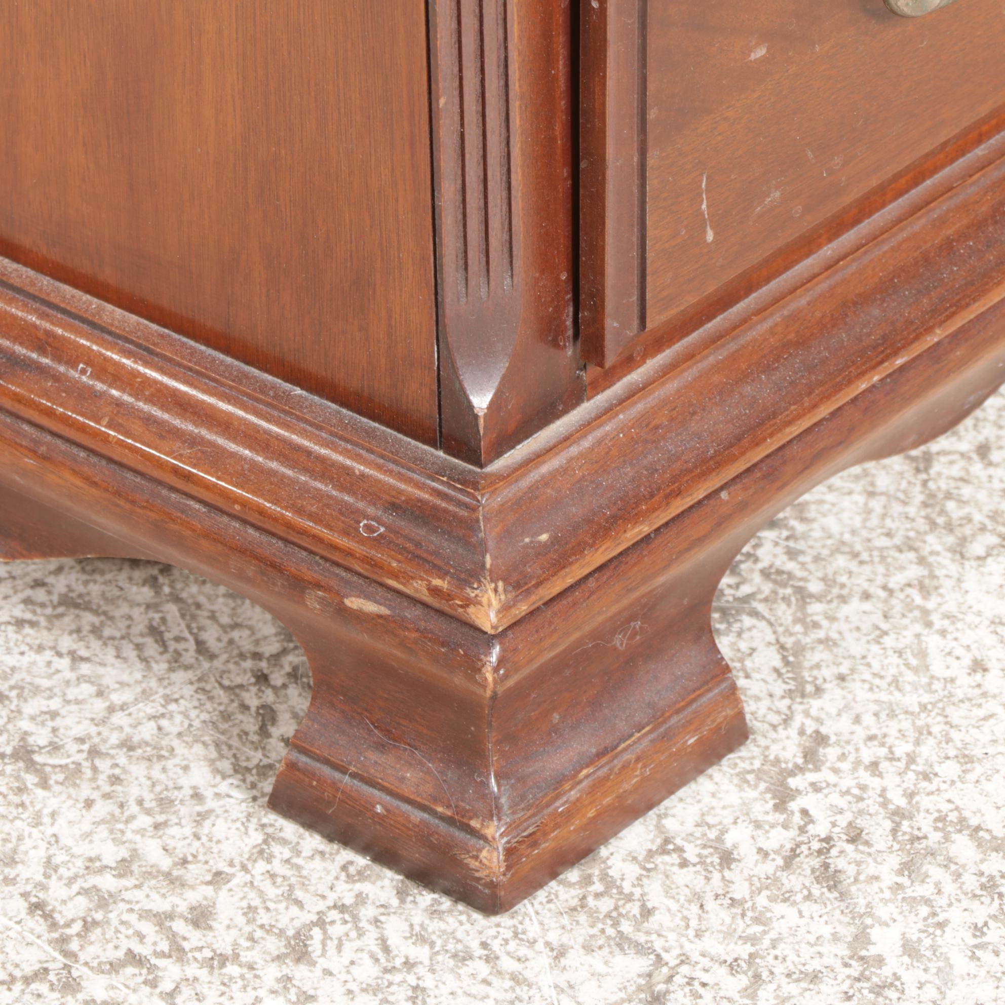 Kincaid Chippendale Style Cherry Chest of Drawers, Late 20th Century