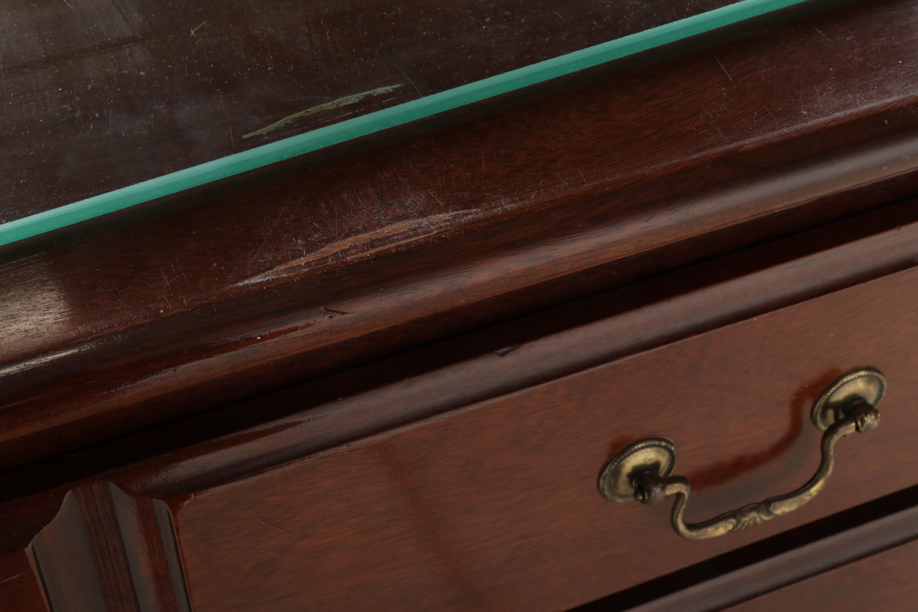 Kincaid Chippendale Style Cherry Chest of Drawers, Late 20th Century