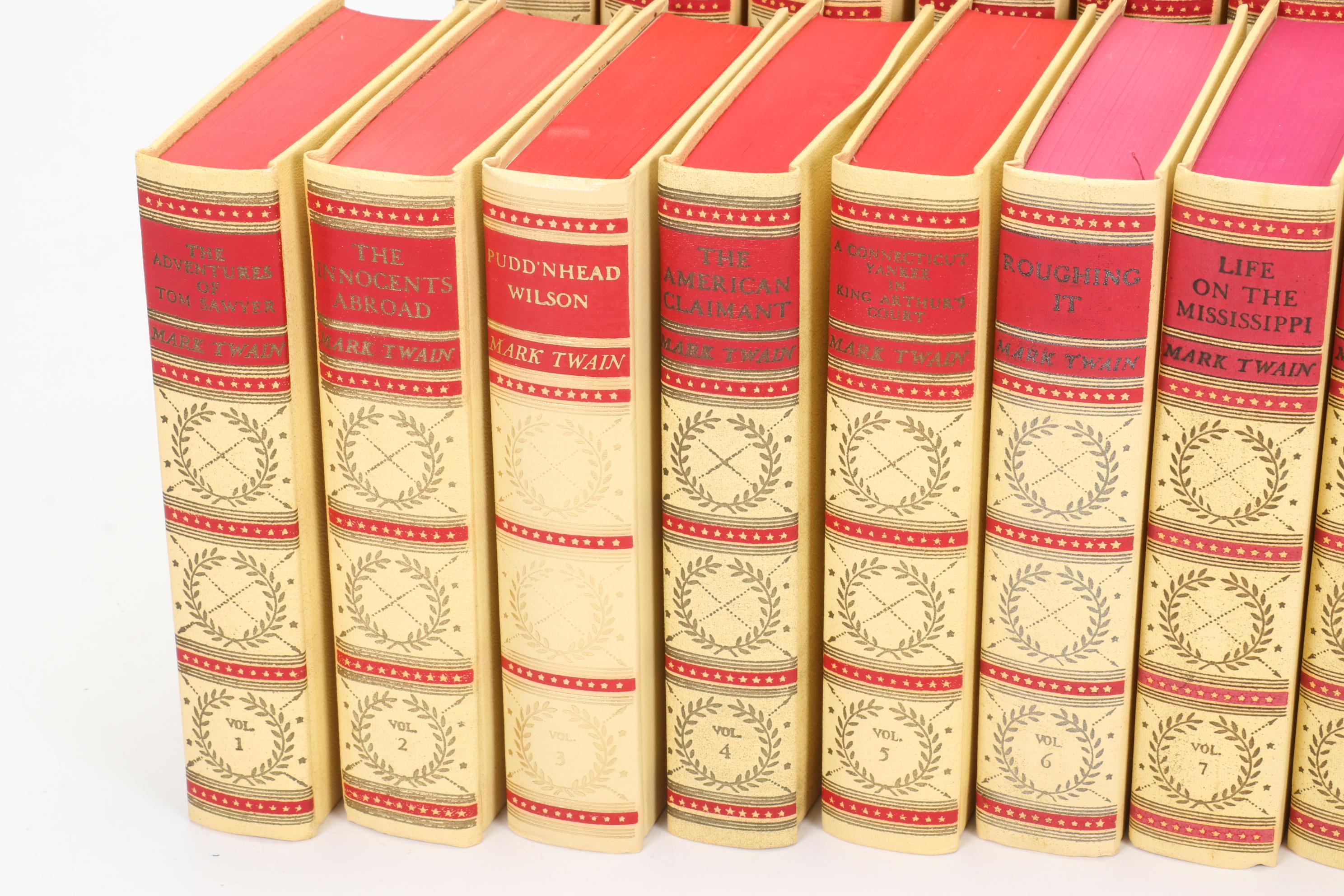 American Artists Edition "The Complete Works of Mark Twain" Partial Set, 1937–39