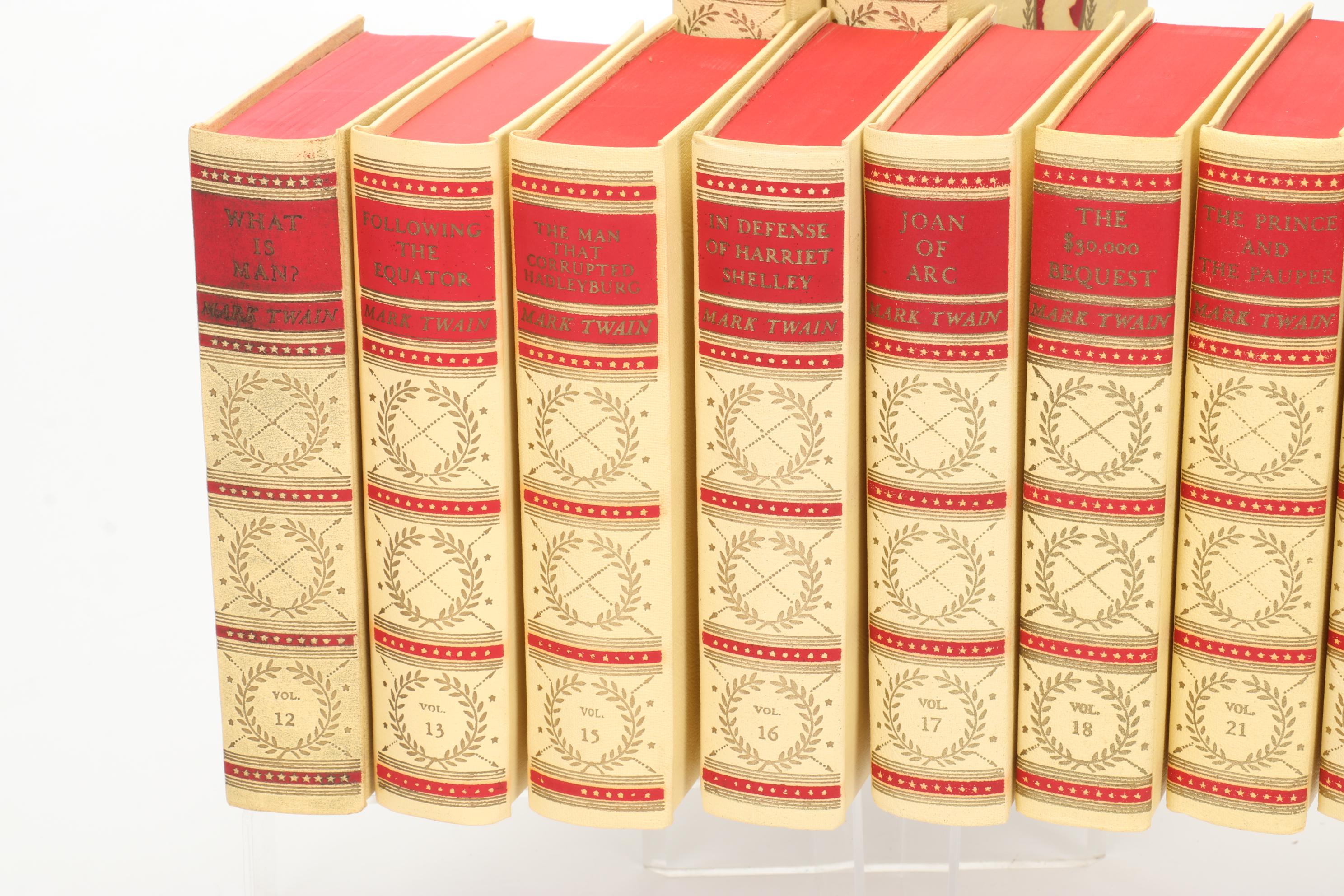 American Artists Edition "The Complete Works of Mark Twain" Partial Set, 1937–39