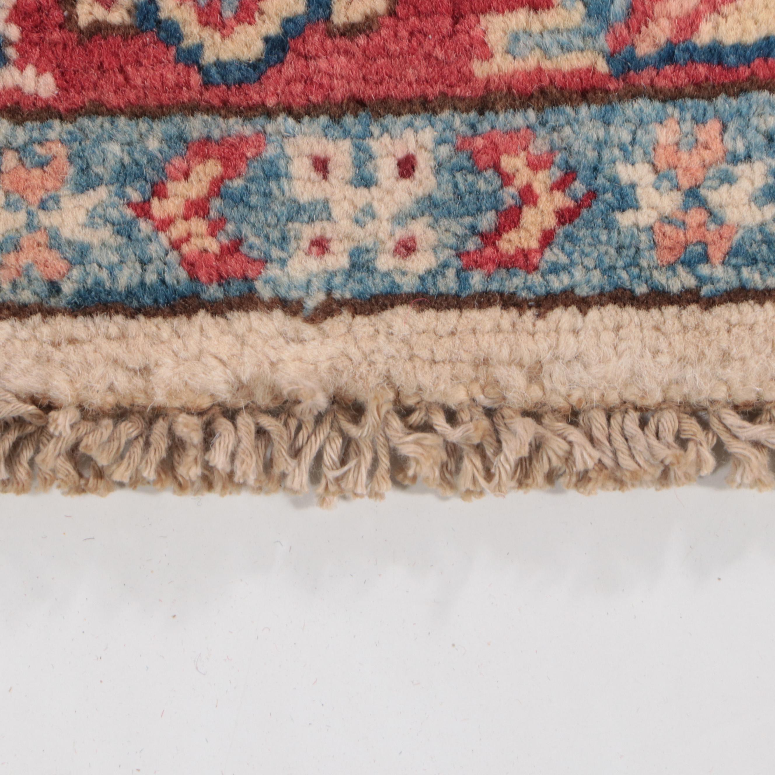 2'8 x 9'11 Hand-Knotted Pakistani Kazak-Style Carpet Runner