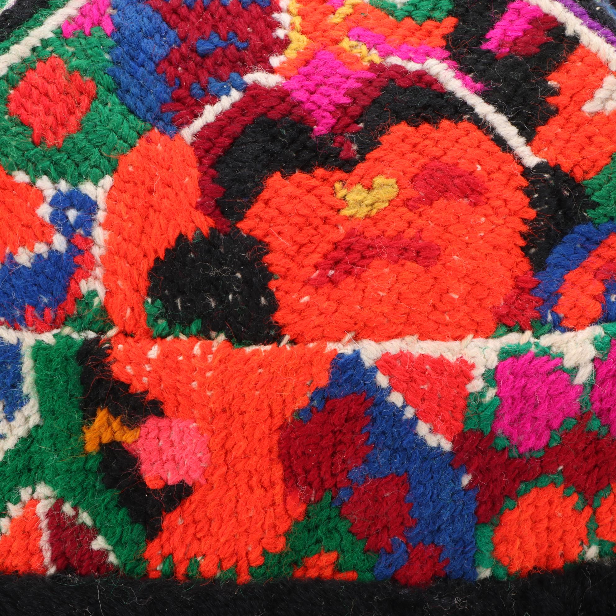 Uyghur/Kashgar Style Embroidered Woven Doppa Hat