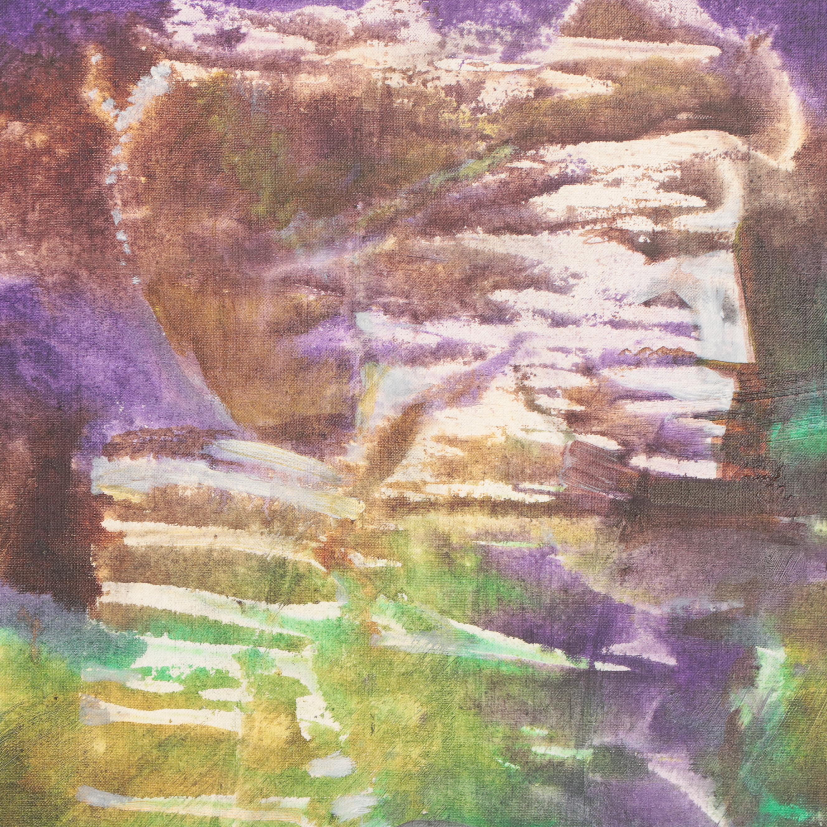 Don Stacy Large-Scale Abstract Oil Painting