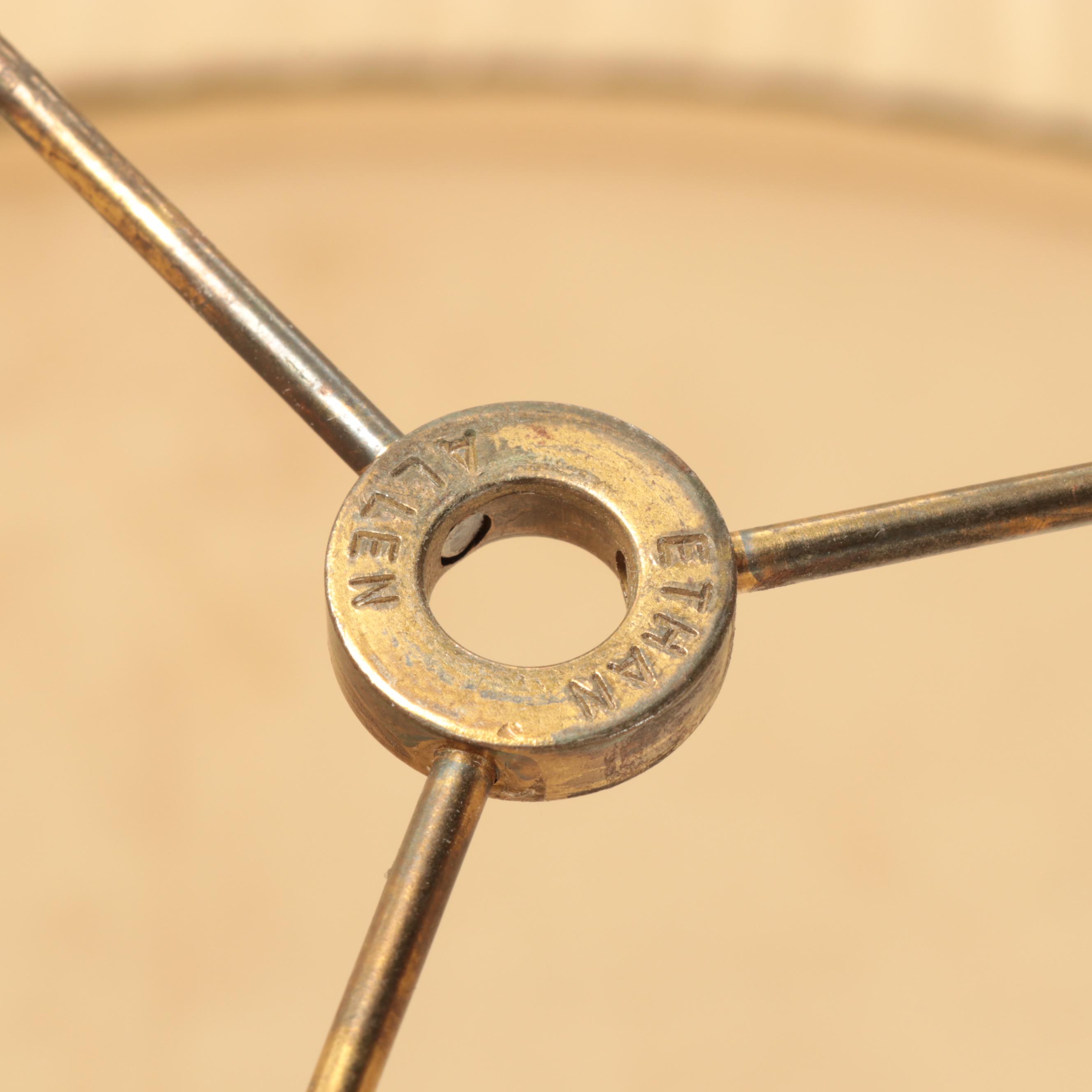 Ethan Allen Table Lamp in Metallic Rivet Finish