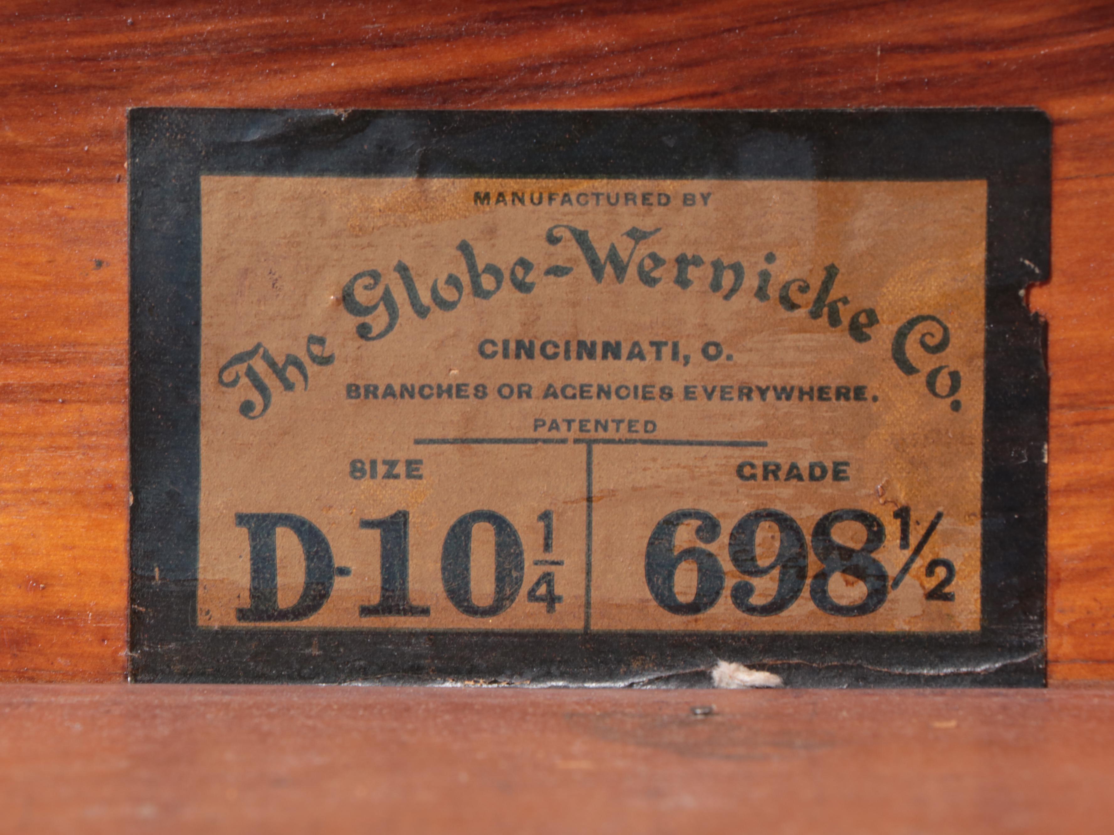 The Globe-Wernicke Co. Oak Four-Stack Barrister's Bookcase, Early 20th Century