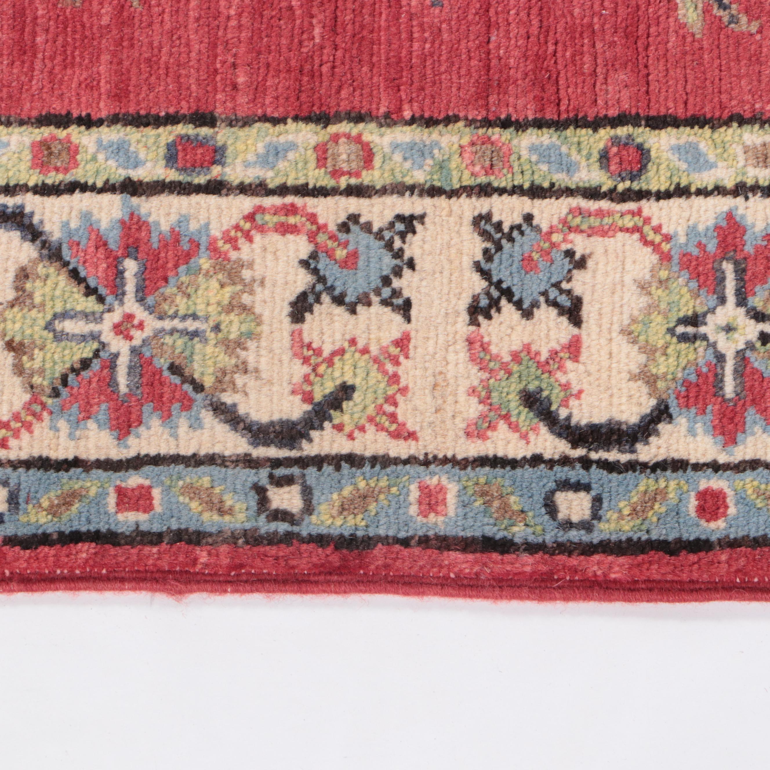 2'6 x 3'11 Hand-Knotted Pakistani Kazak-Style Accent Rug