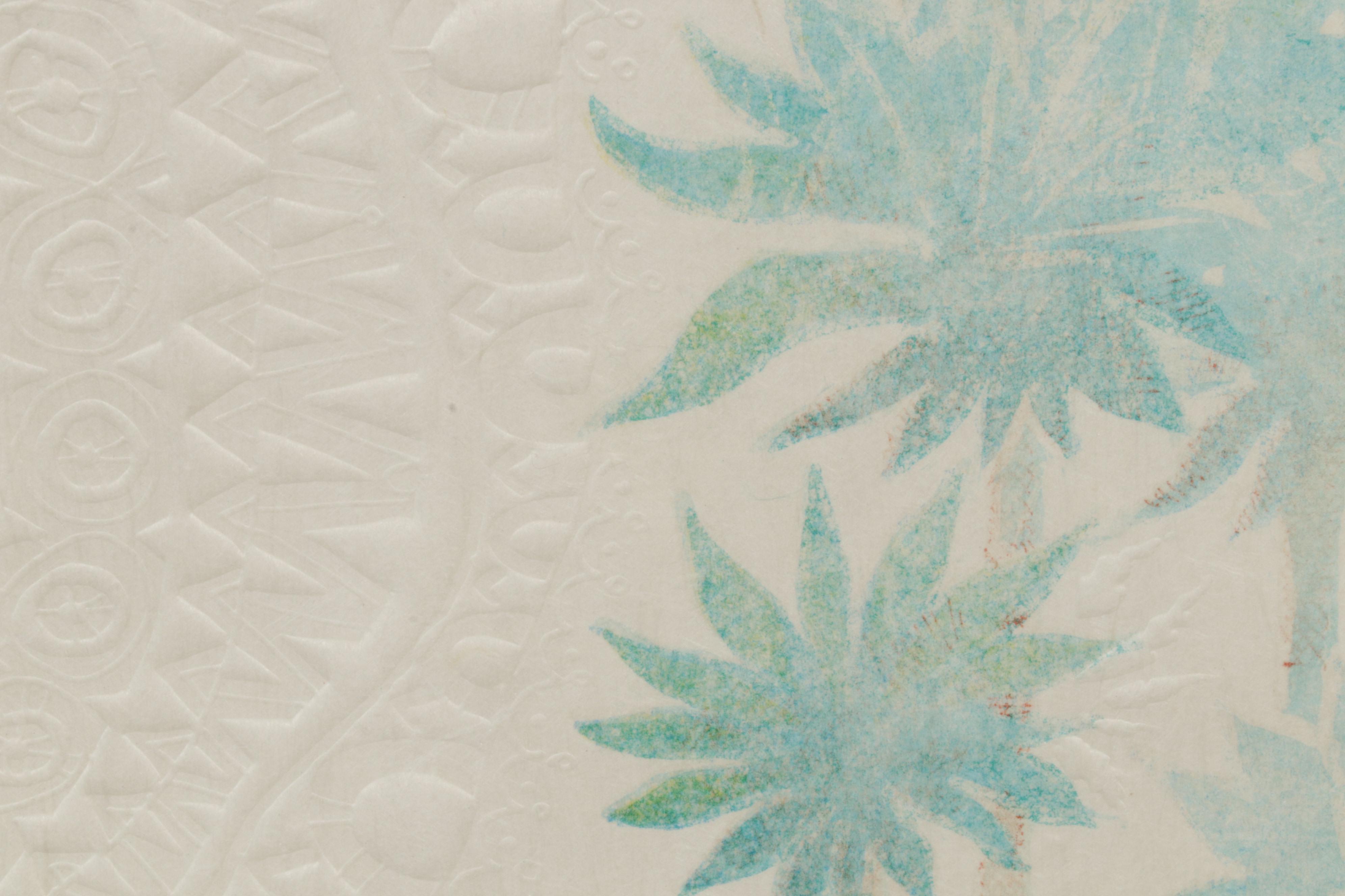 Àlvar Suñol "Suite Biblique II" Series Embossed Lithograph "The Exodus," 1990