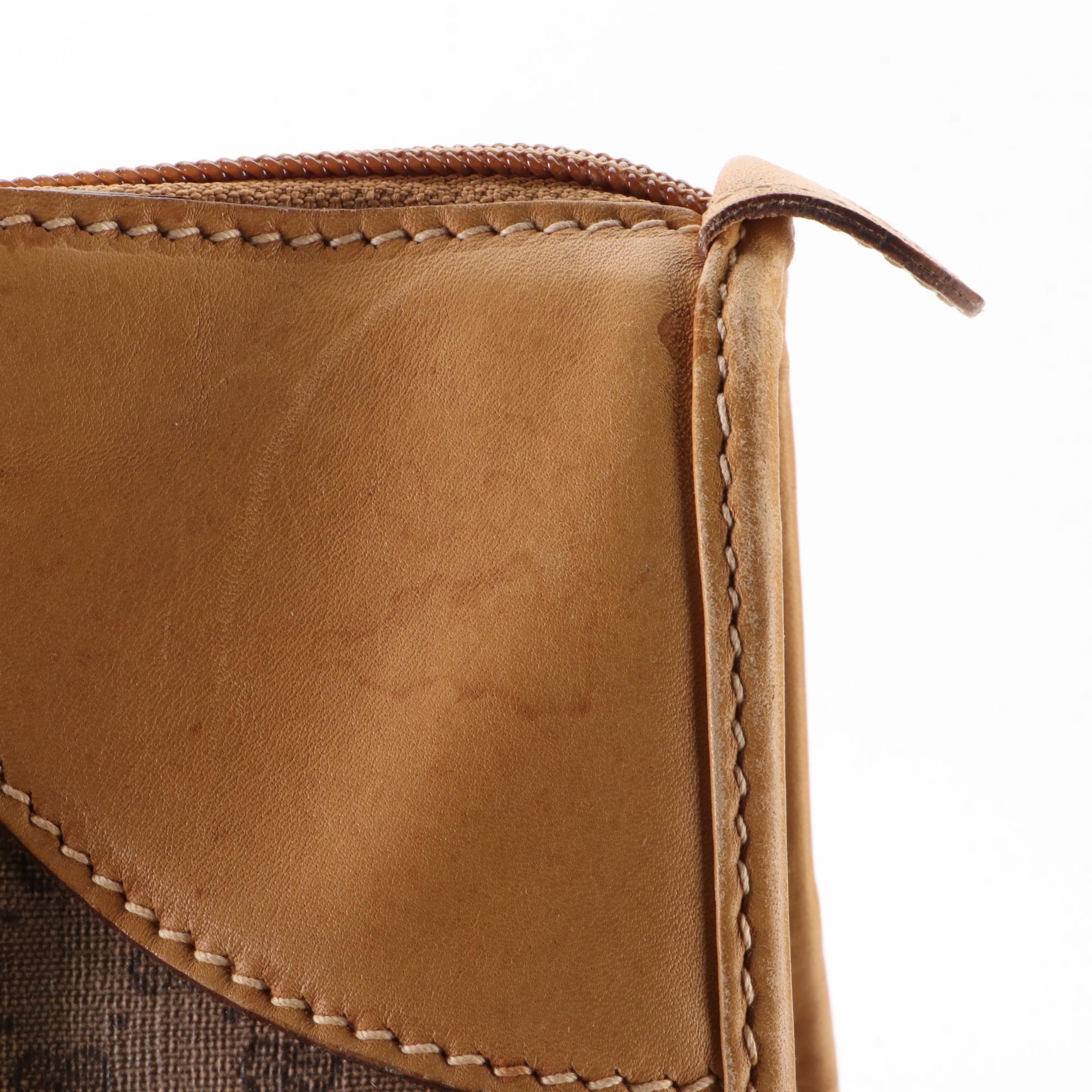 Gucci Web Travel Bag in Micro GG Canvas and Leather