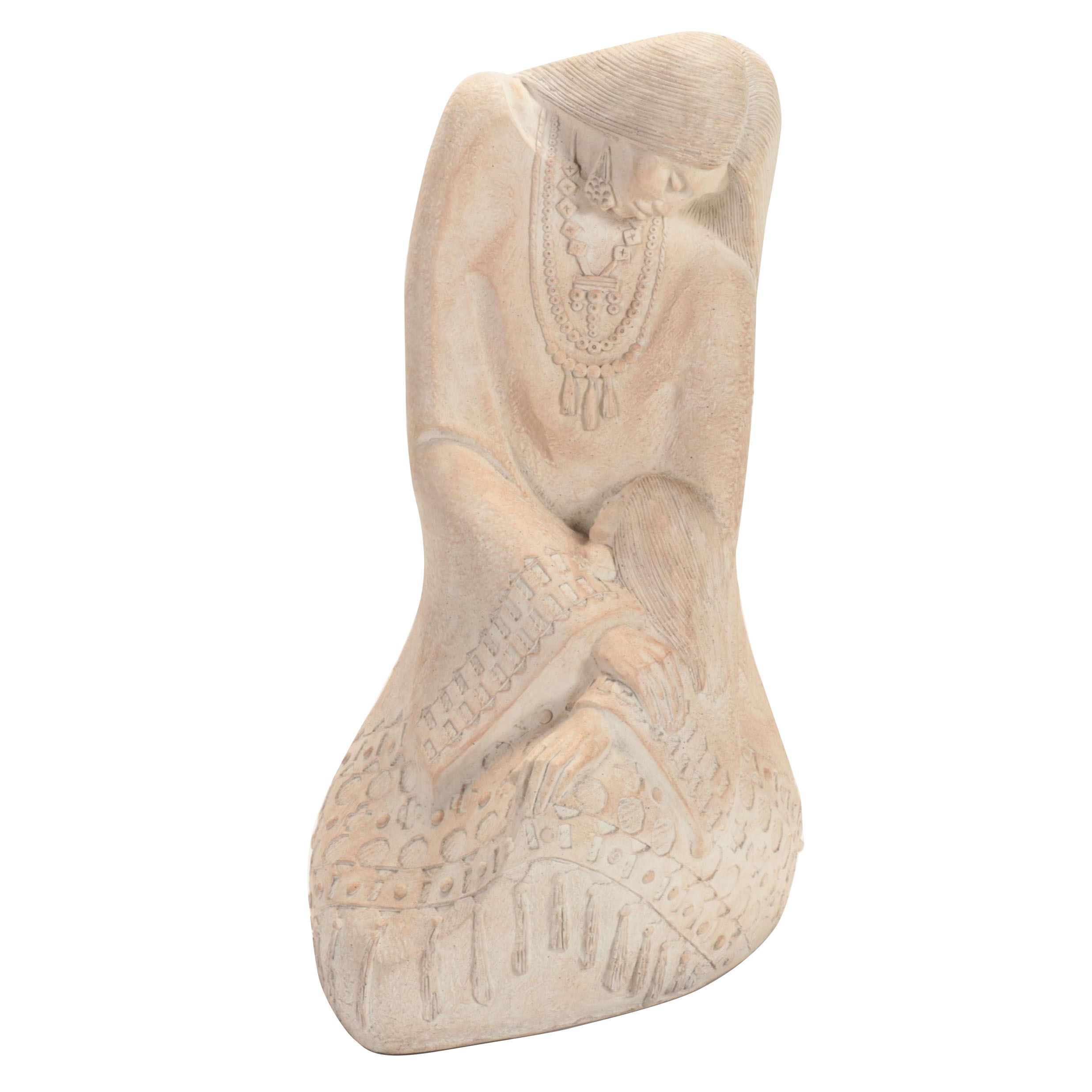 Austin Productions "Acoma" Mother and Child Statue, 1988