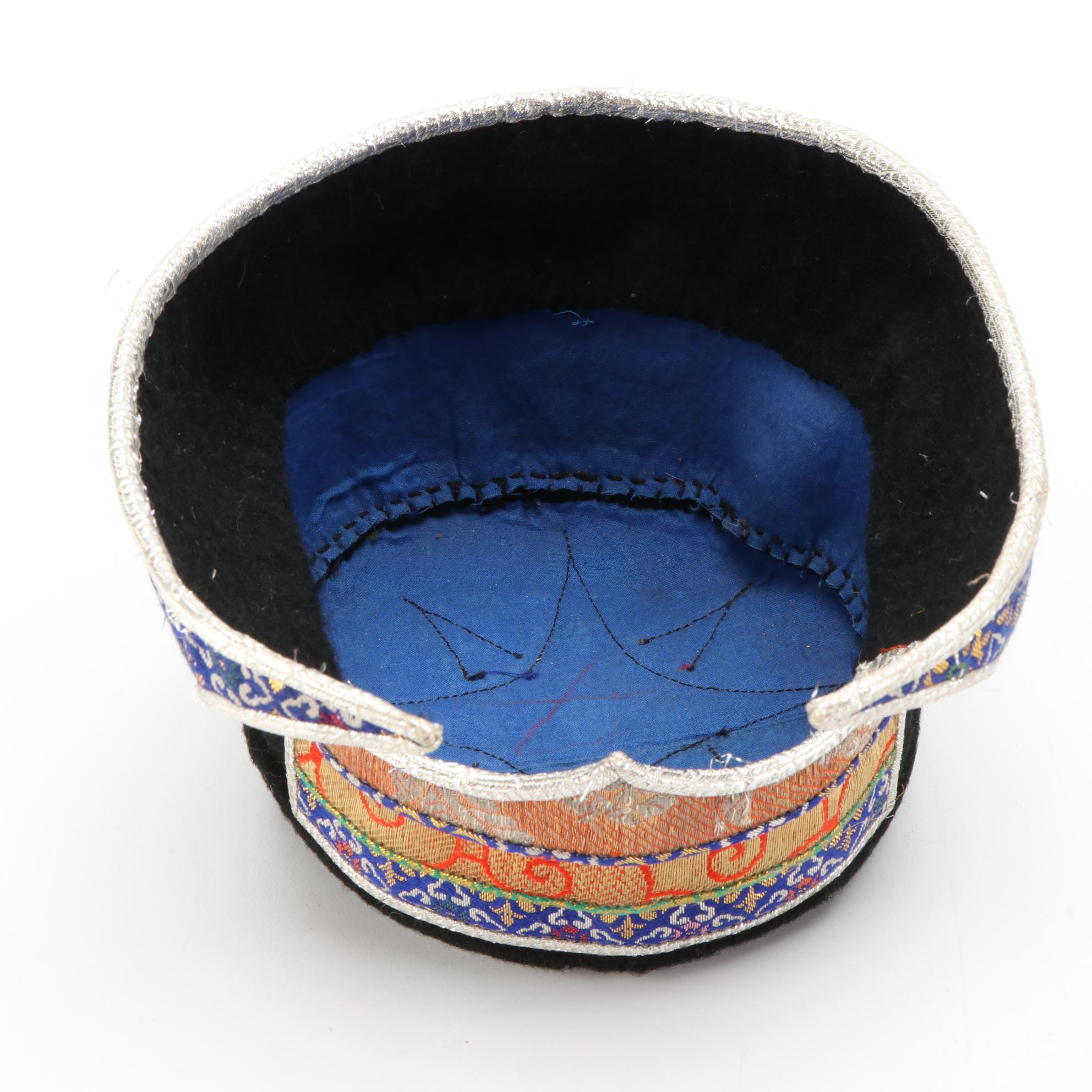 Tibetan Embroidered Cap
