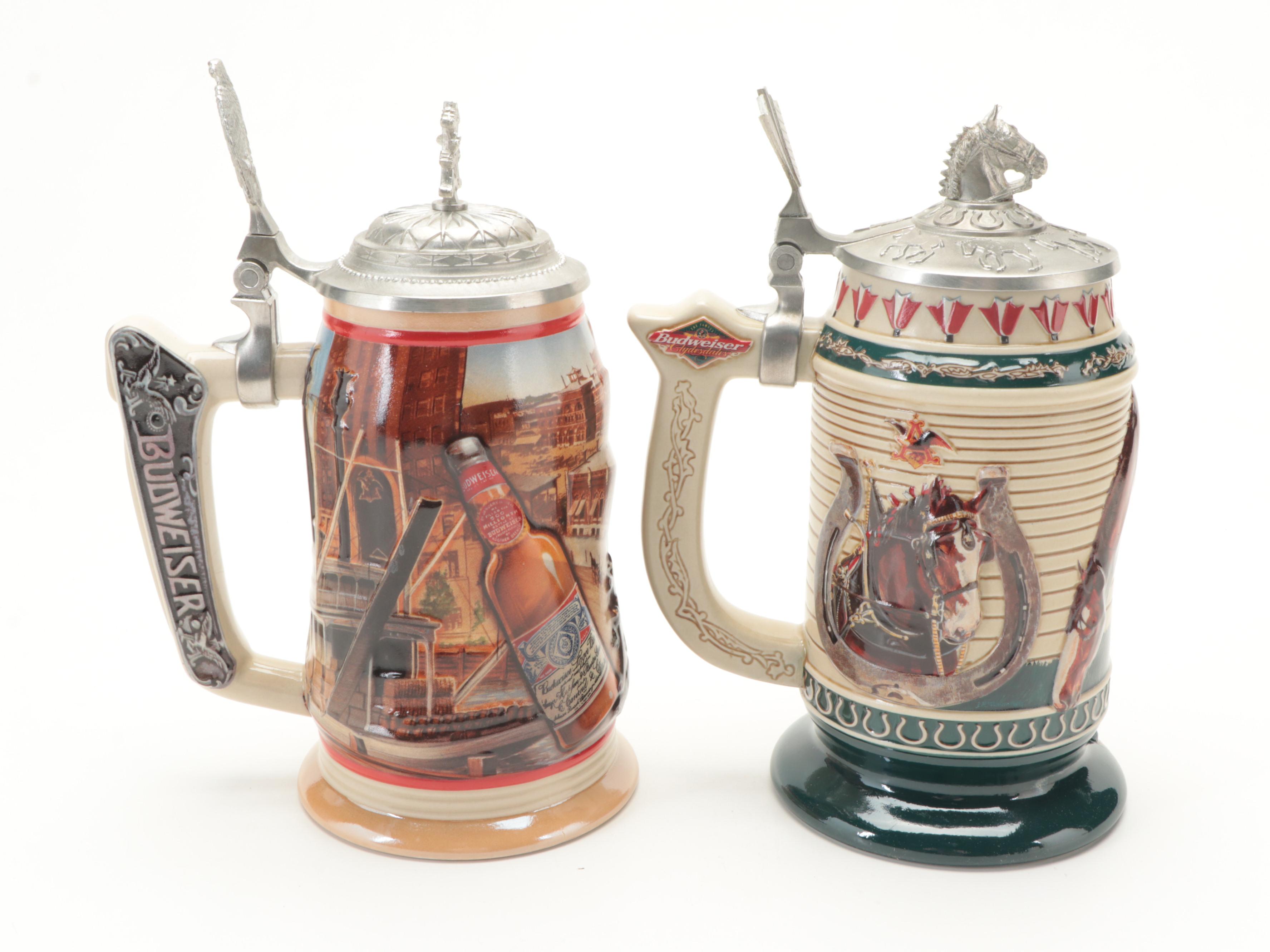 Anheuser-Busch Collector's Club Commemorative Steins and Ornaments