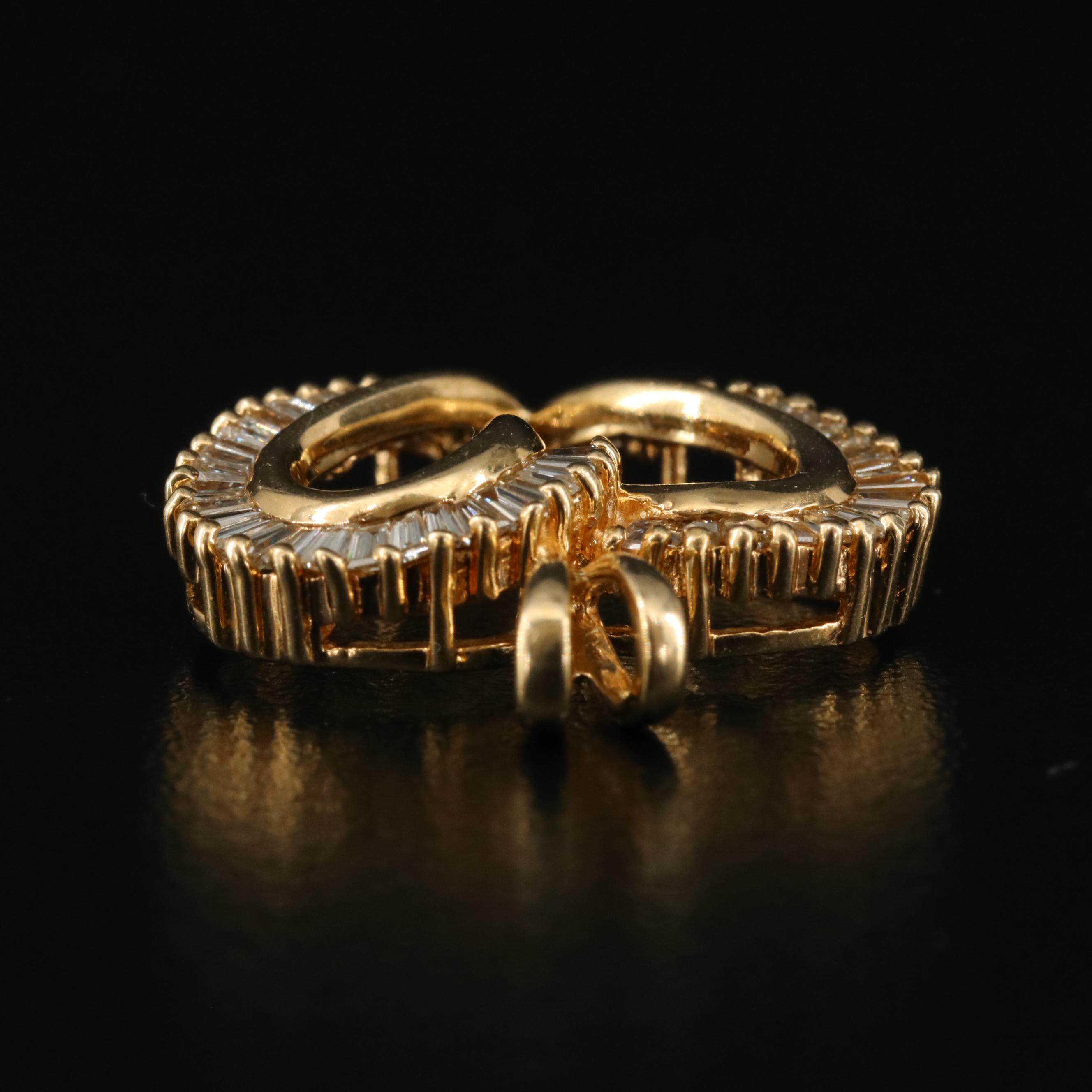 14K 1.02 CTW Diamond Heart Pendant