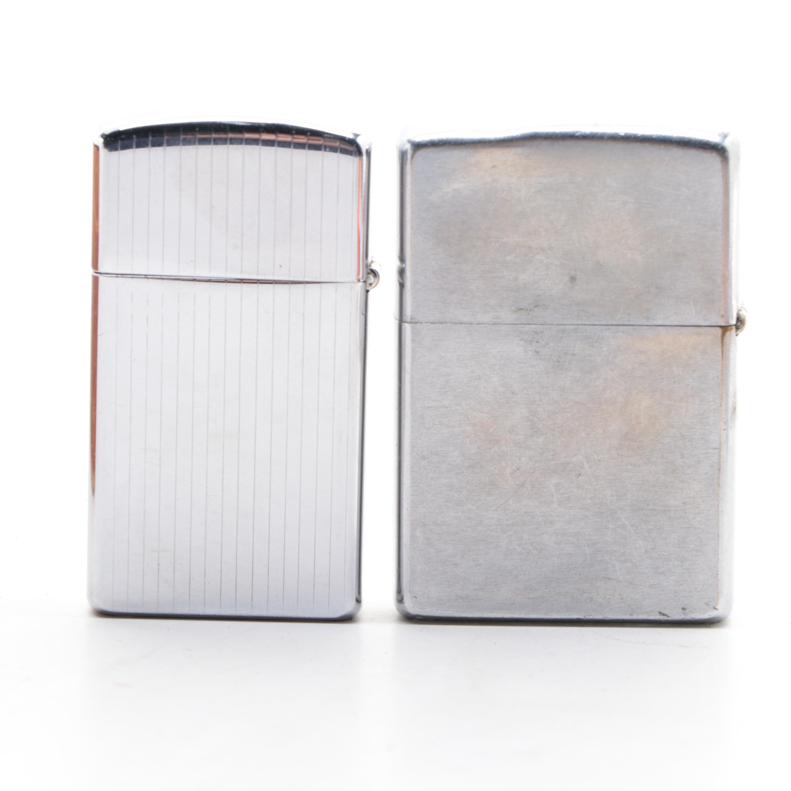 Zippo Metal Lighters Including Limited Edition 65th Anniversary