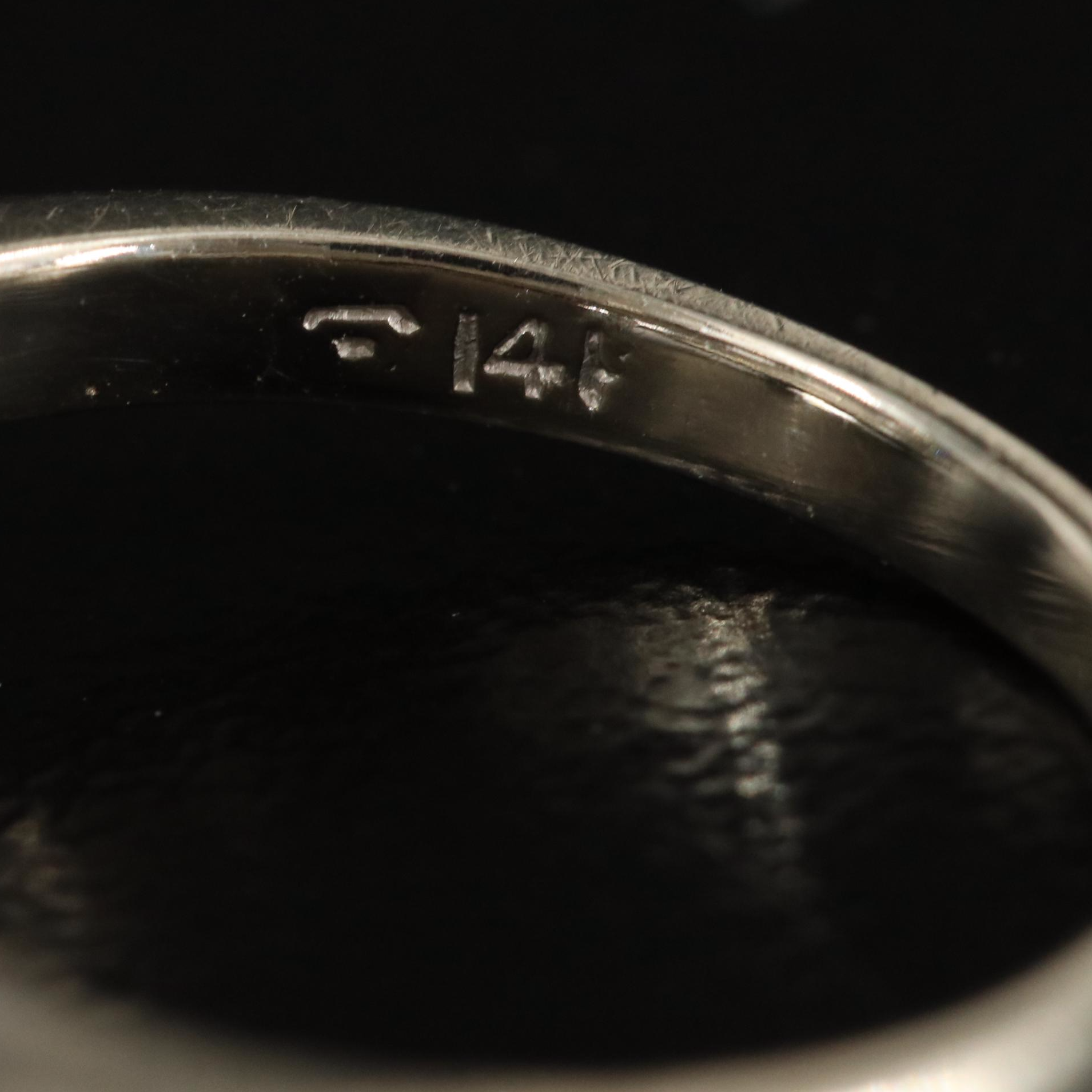 Vintage 14K 0.55 CTW Diamond Ring