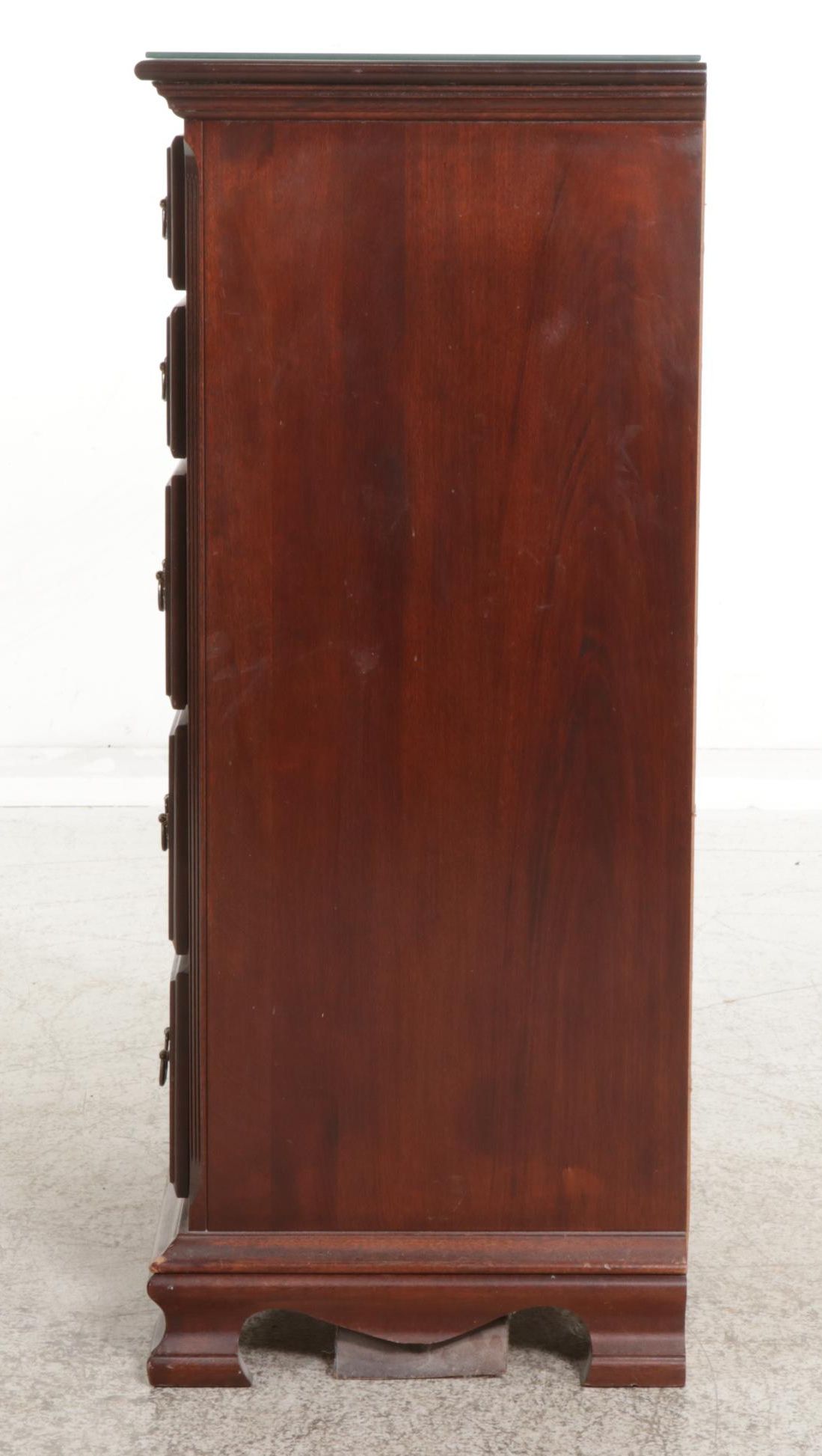 Kincaid Chippendale Style Cherry Chest of Drawers, Late 20th Century