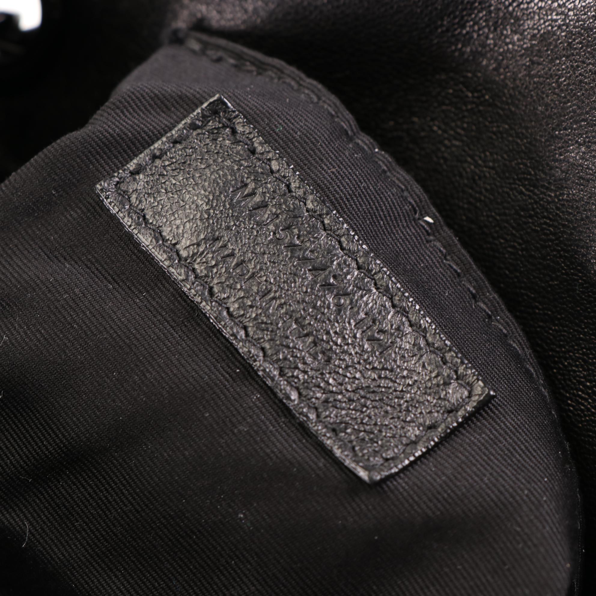 Saint Laurent Small LouLou Puffer Shoulder Bag in Quilted Black Lambskin