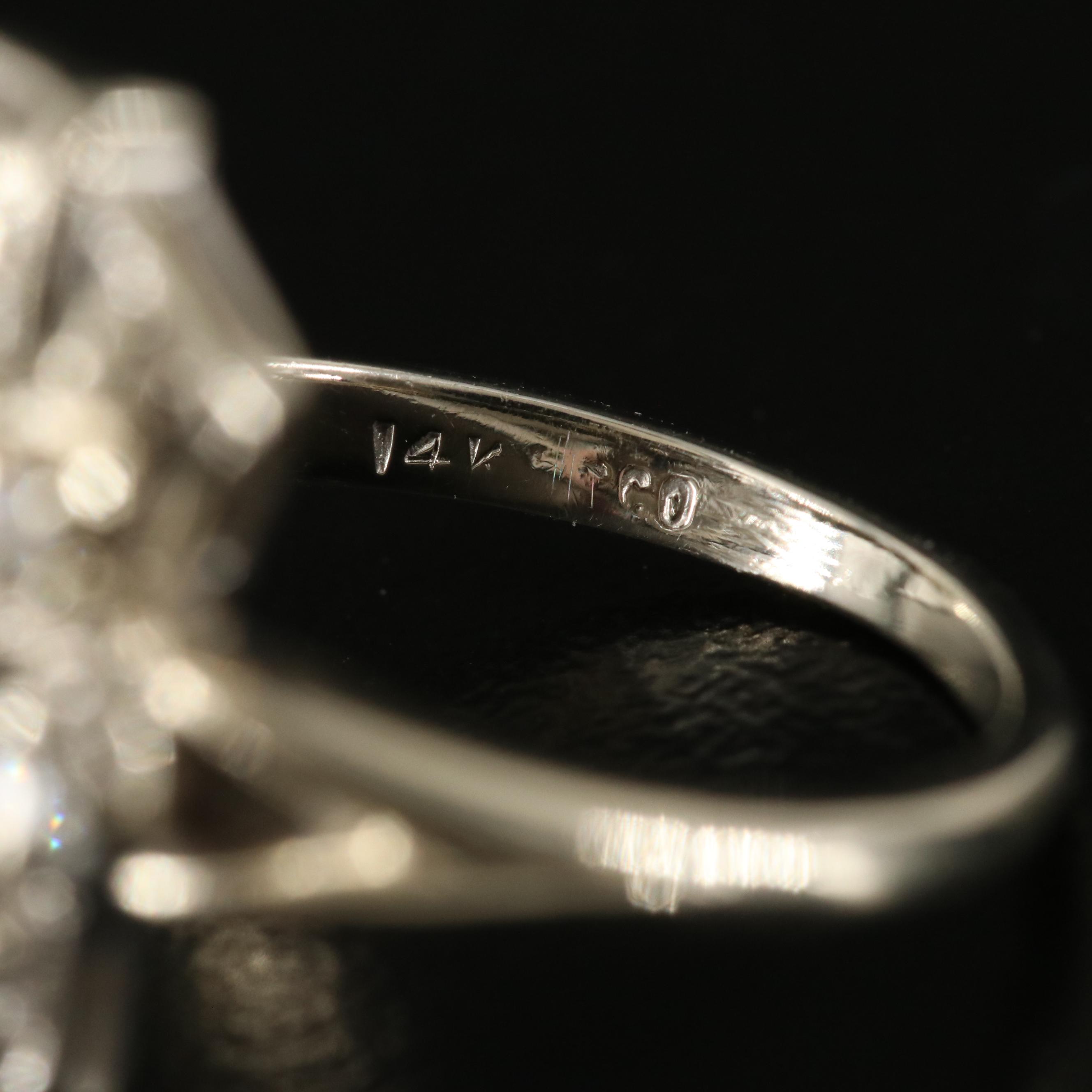 Vintage 14K 0.25 CTW Diamond Ring