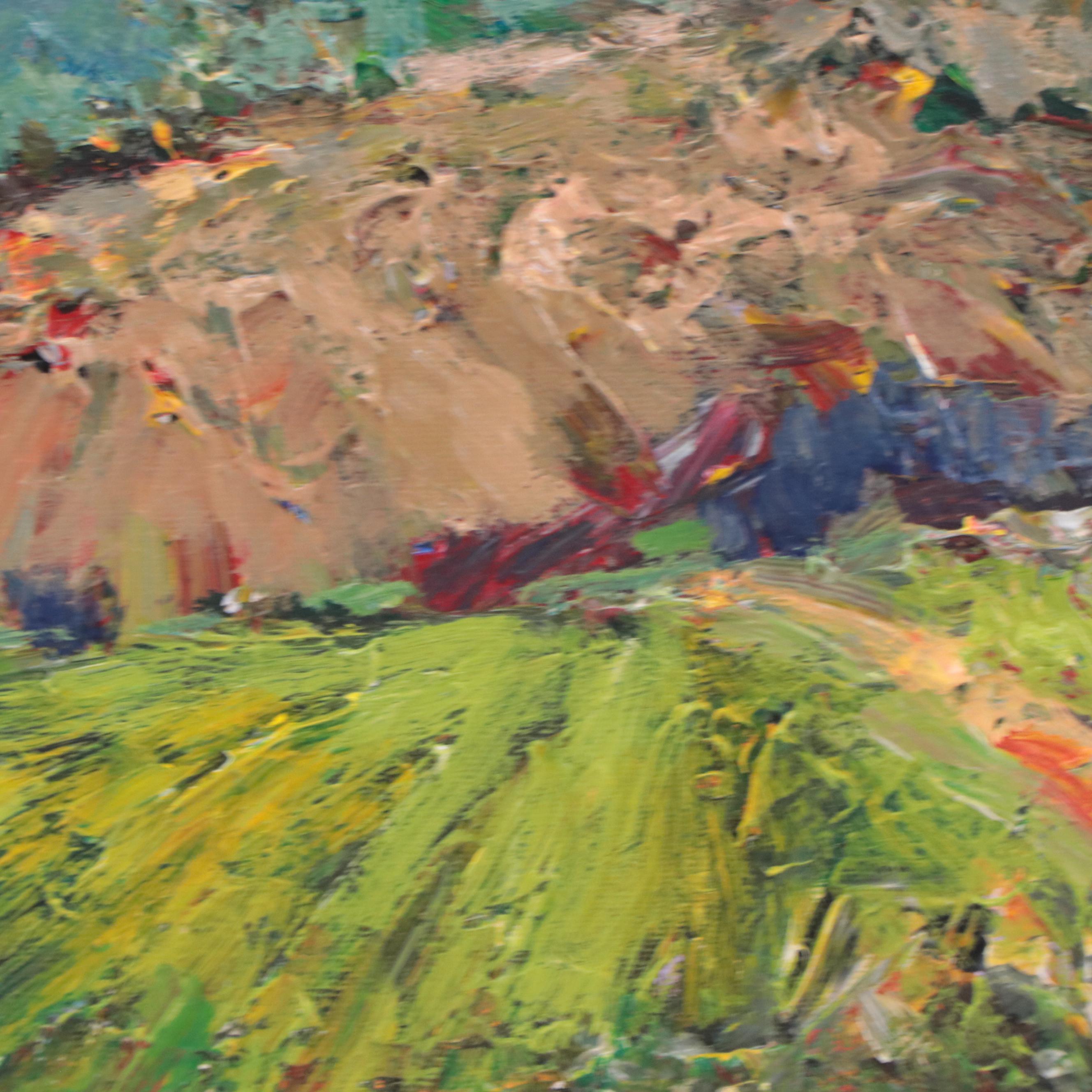 Leif Janek Landscape Acrylic Painting, 21st Century