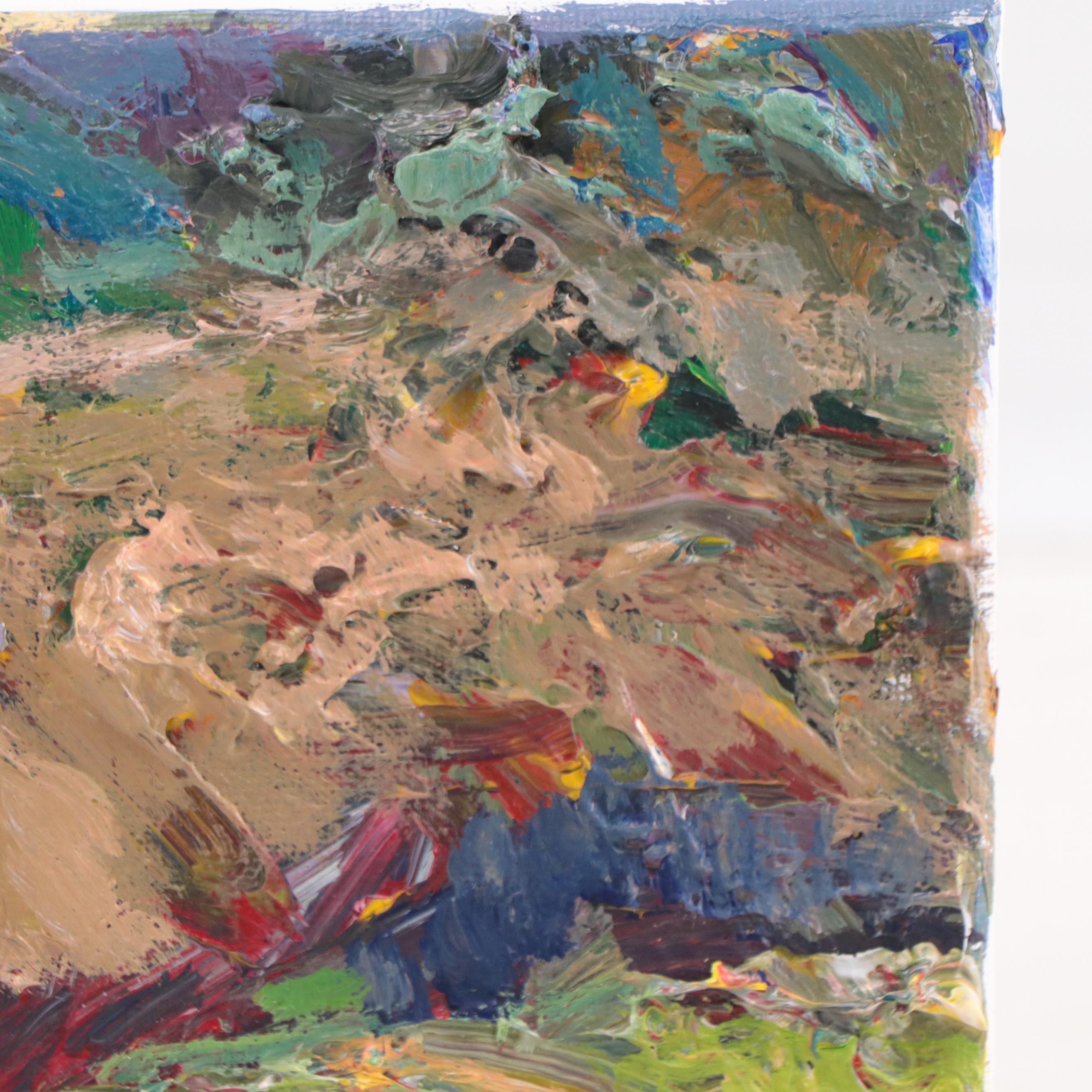 Leif Janek Landscape Acrylic Painting, 21st Century