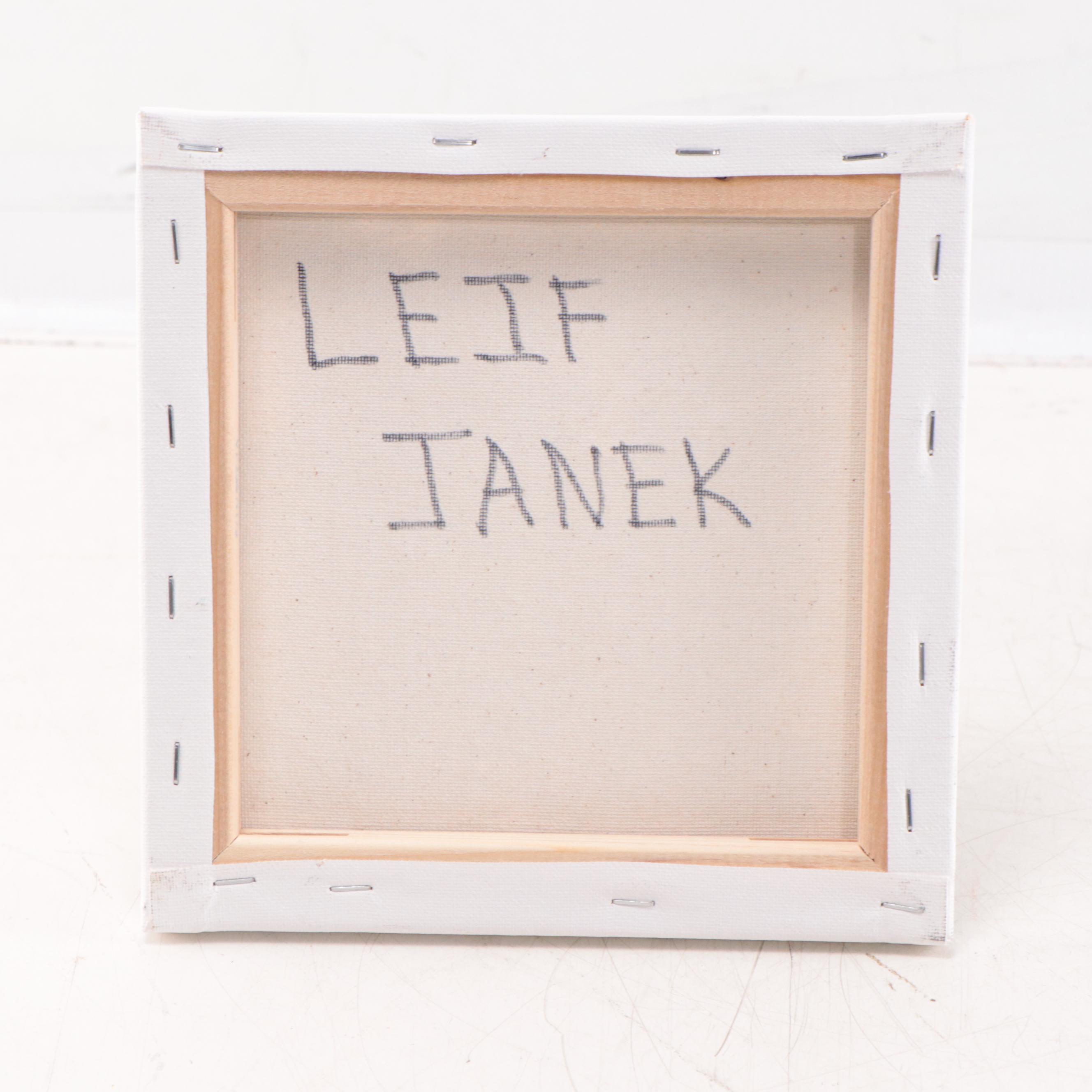 Leif Janek Landscape Acrylic Painting, 21st Century