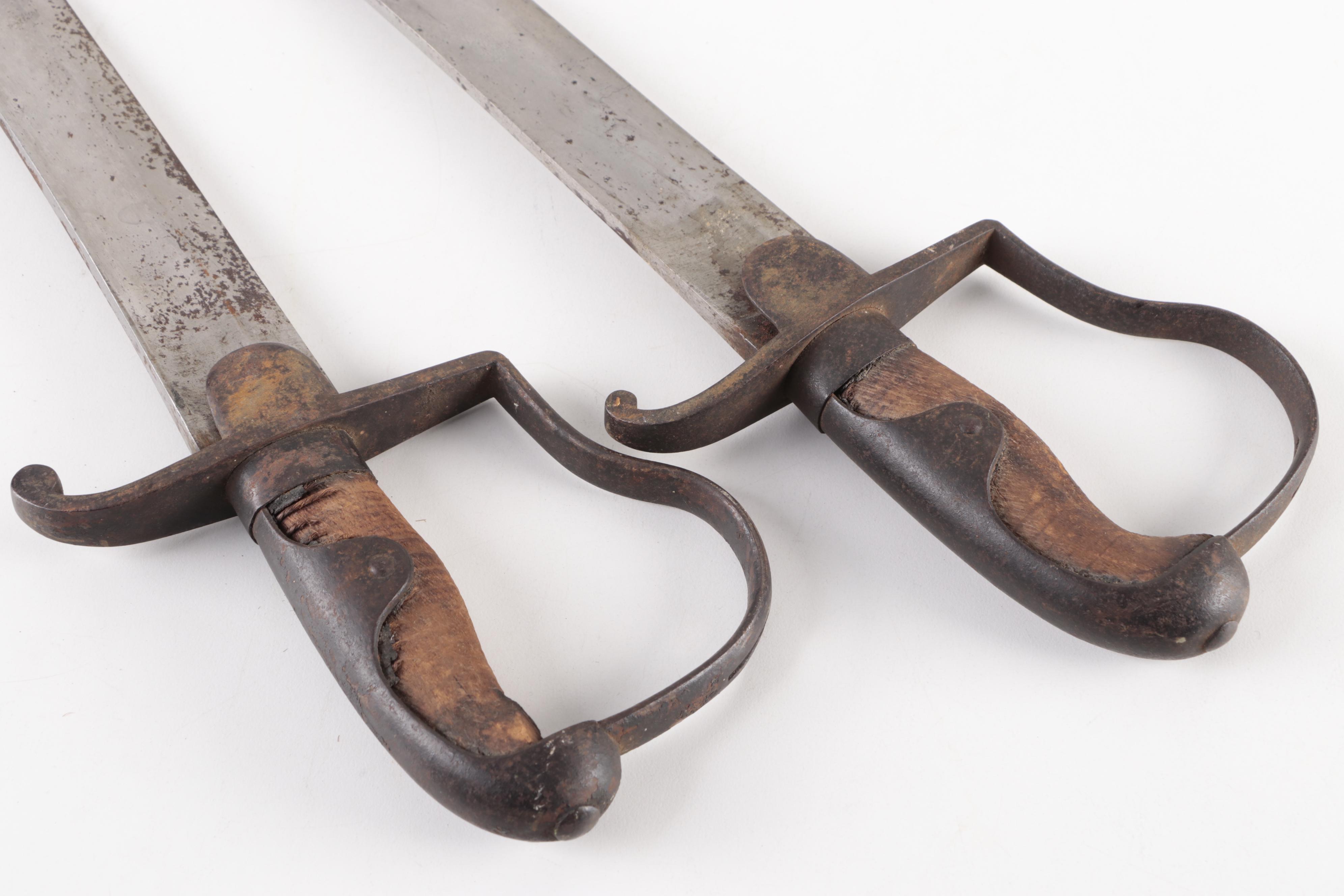Prussian M1811 'Blücher' Cavalry Saber Pair With Scabbards