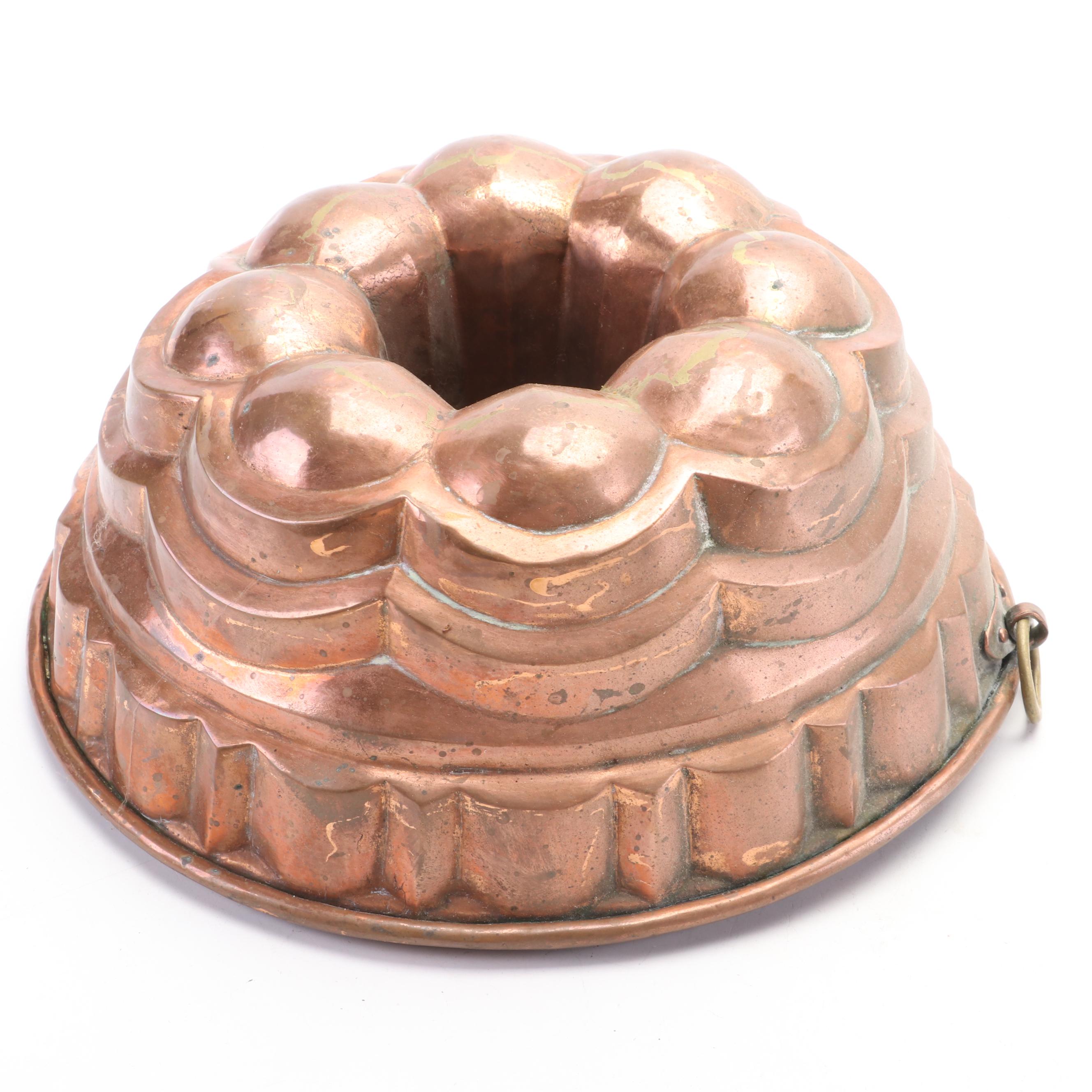 Waldow Double Boiler, Bazaar De La Cuisine Batter Bowls and Other Copper Mold