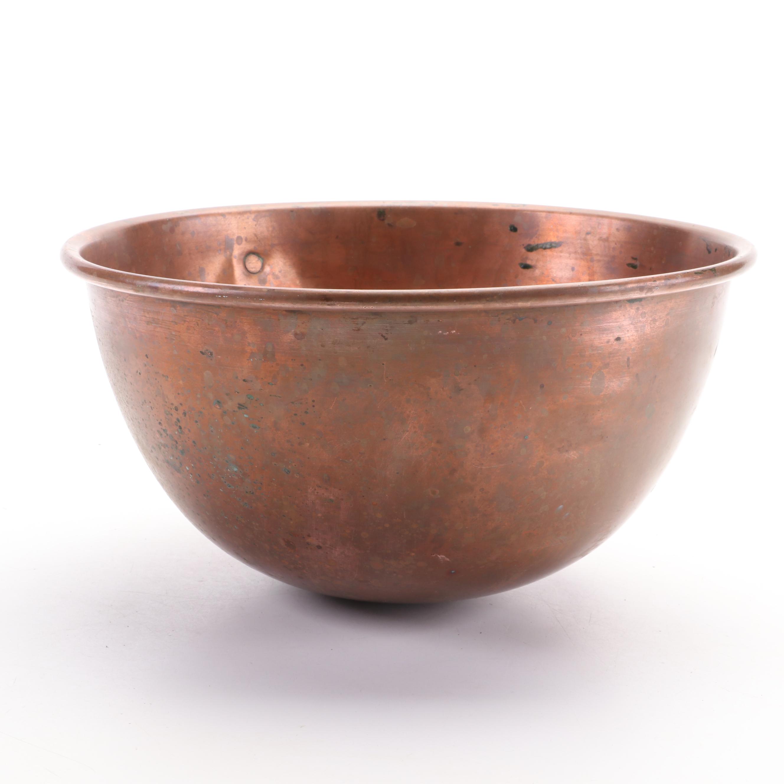 Waldow Double Boiler, Bazaar De La Cuisine Batter Bowls and Other Copper Mold