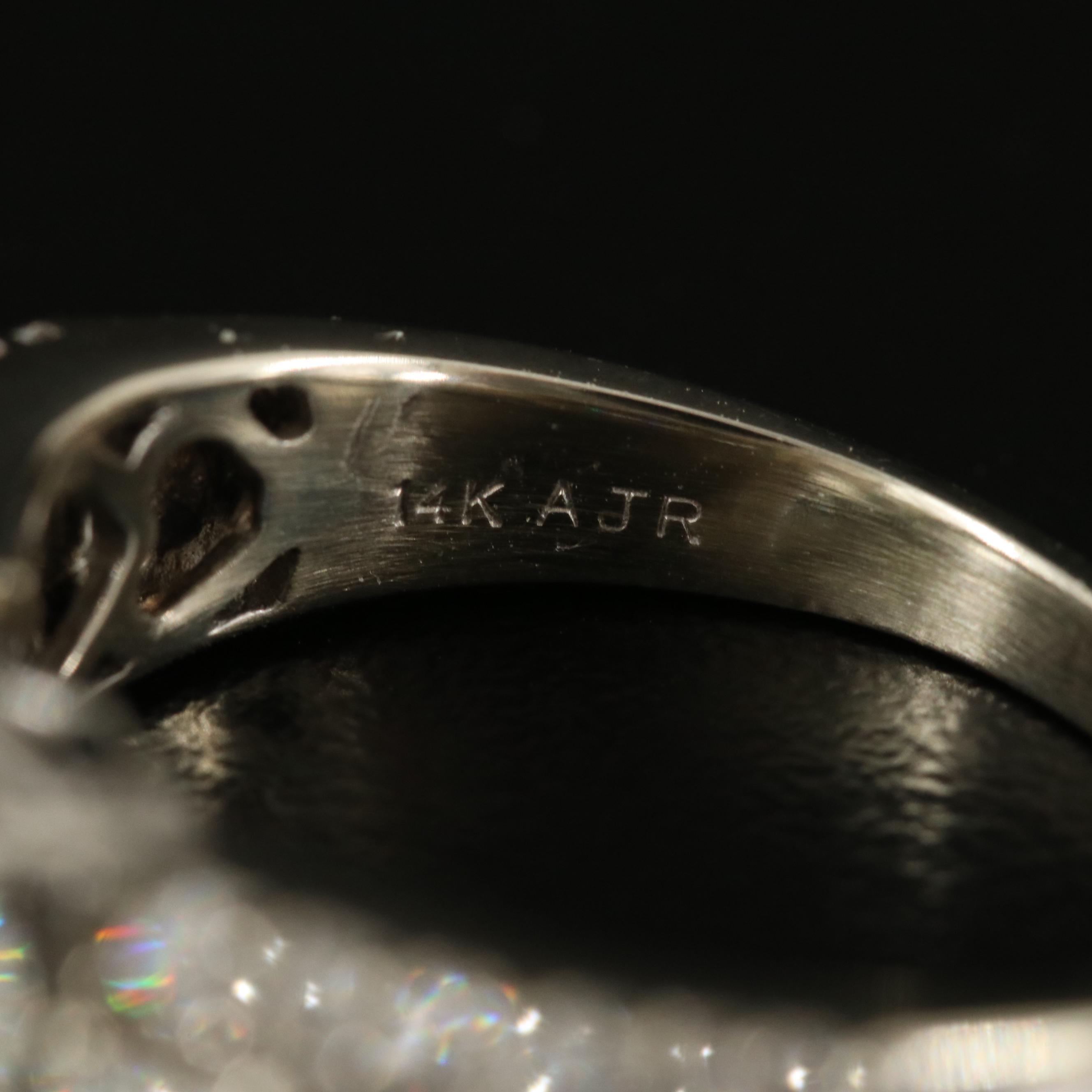 14K 5.59 CTW Lab Grown Diamond Ring with IGI Report and Platinum Head