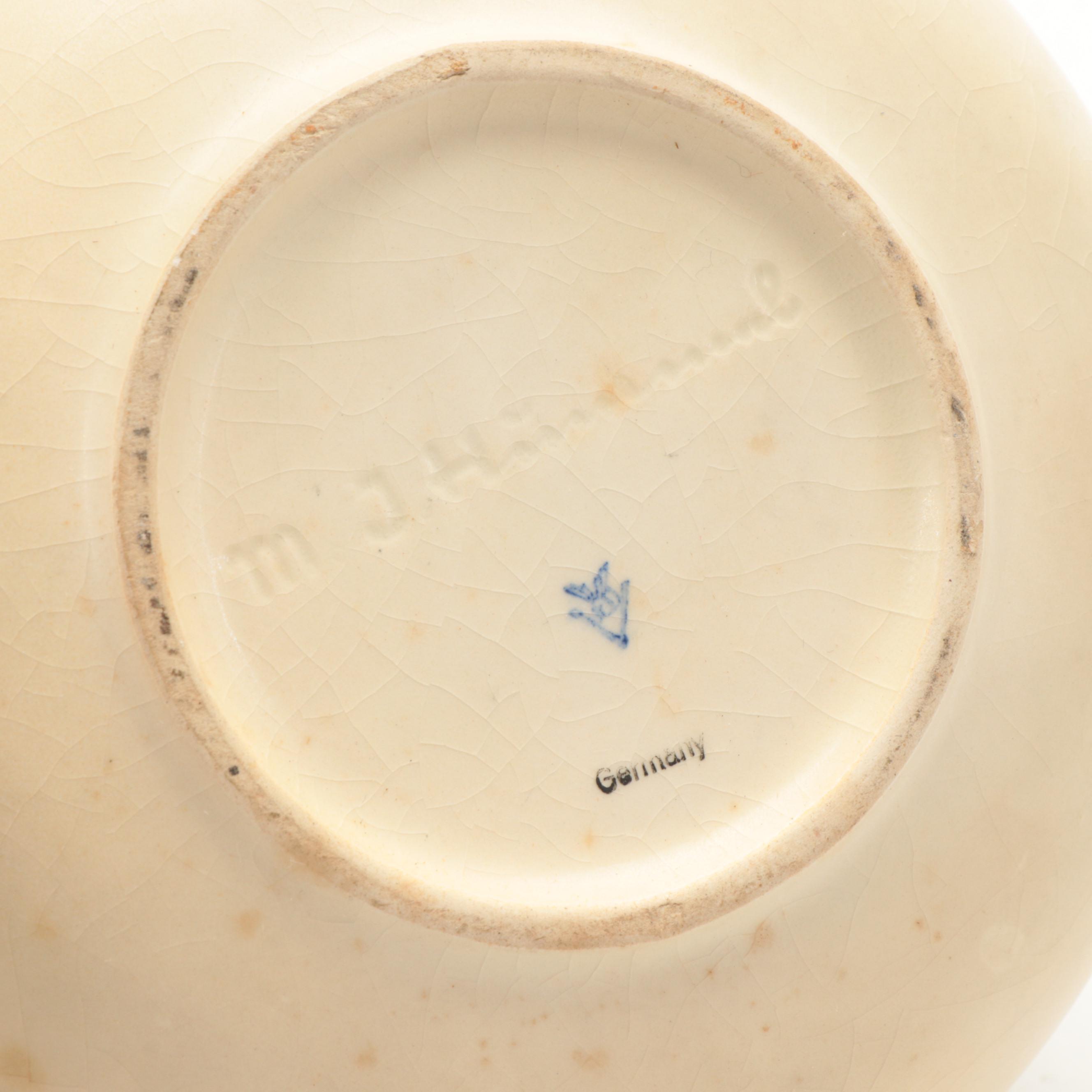 Goebel Hummel "Chick Girl" Porcelain Box and Other Hummel Figurines